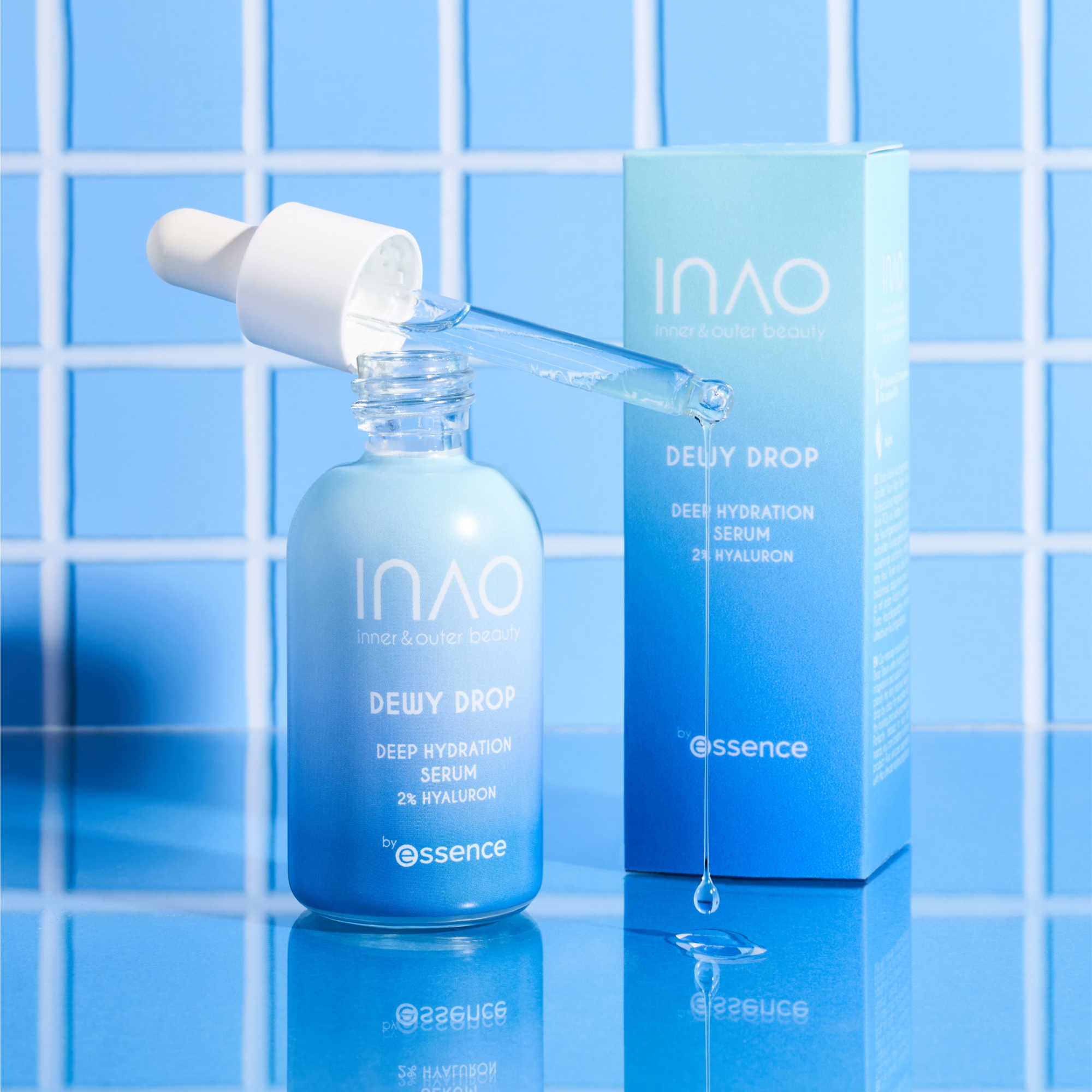 INAO inner and outer beauty Dewy Drop Deep Hydration Serum by essence – Mood Product - Produkt Element 7 von 8