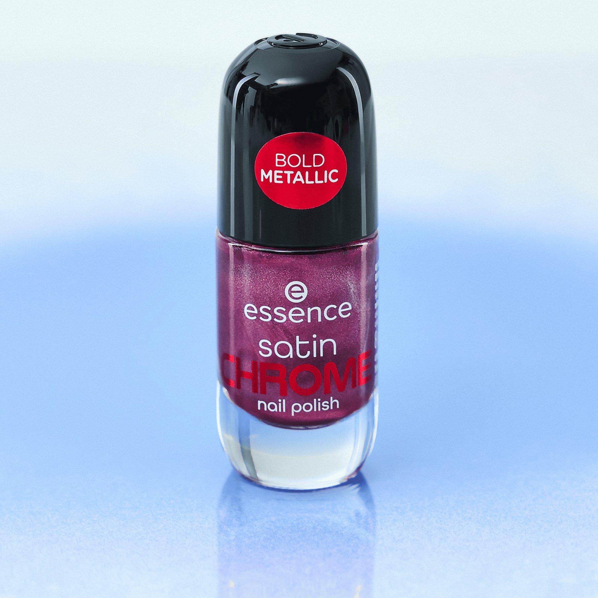 satin CHROME nail polish