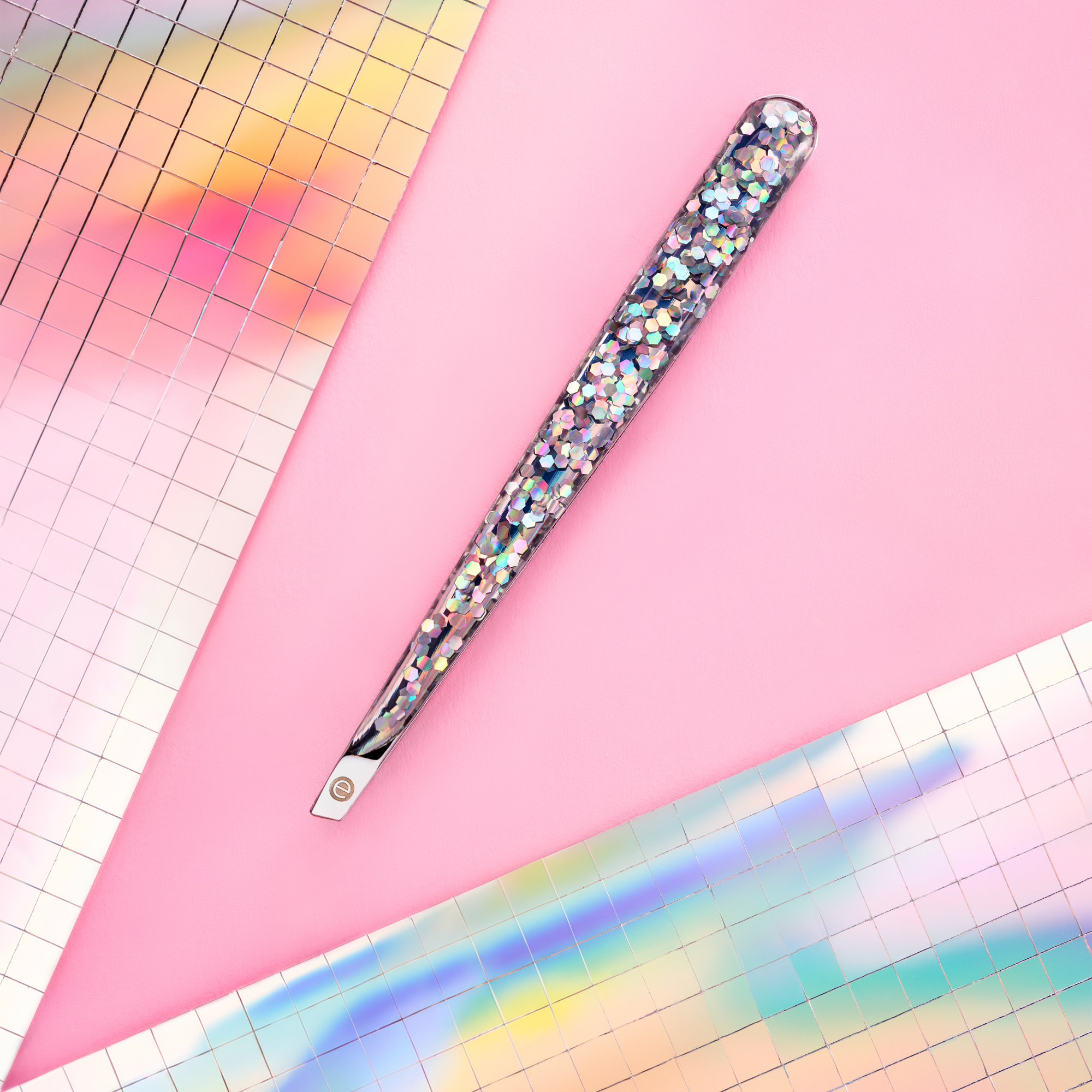 MY HEART BEATS DISCO glitter pinceta