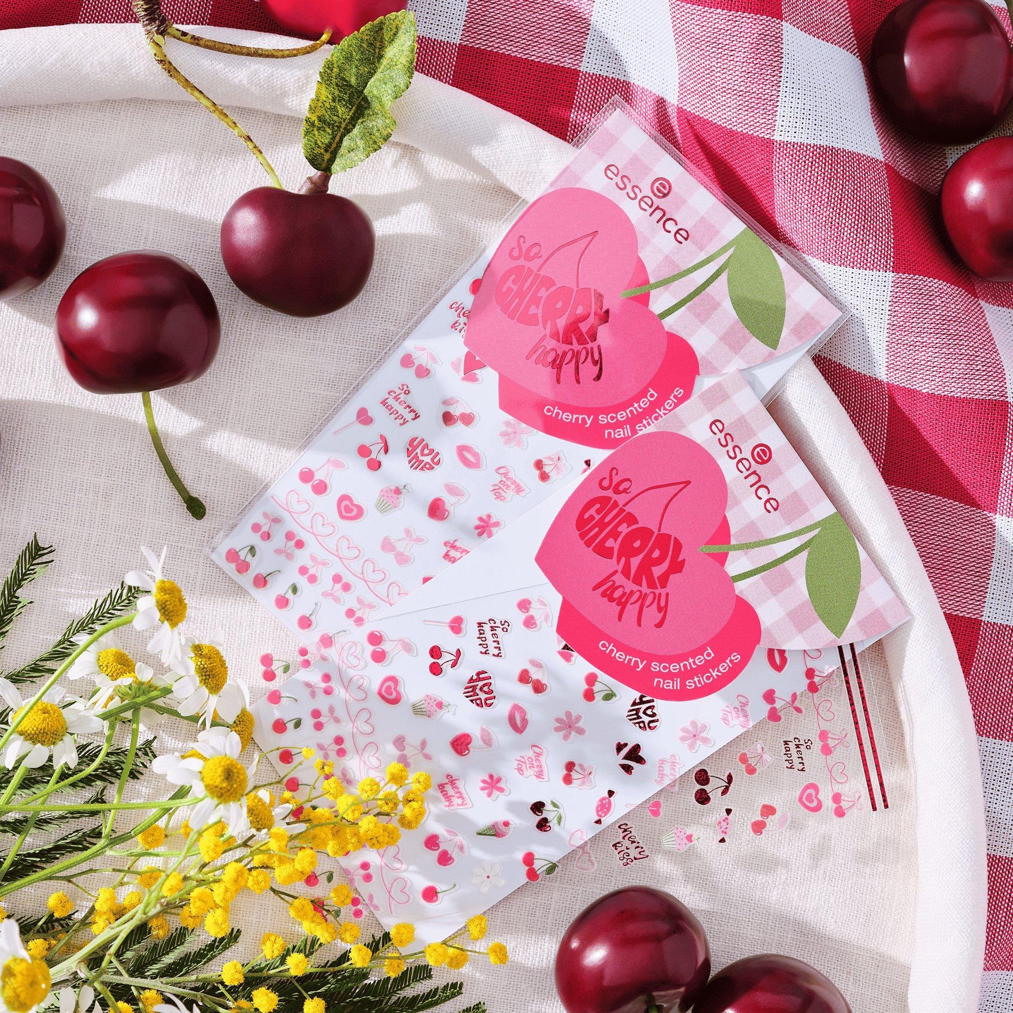 Стикеры для ногтей SO CHERRY happy cherry scented с ароматом вишни