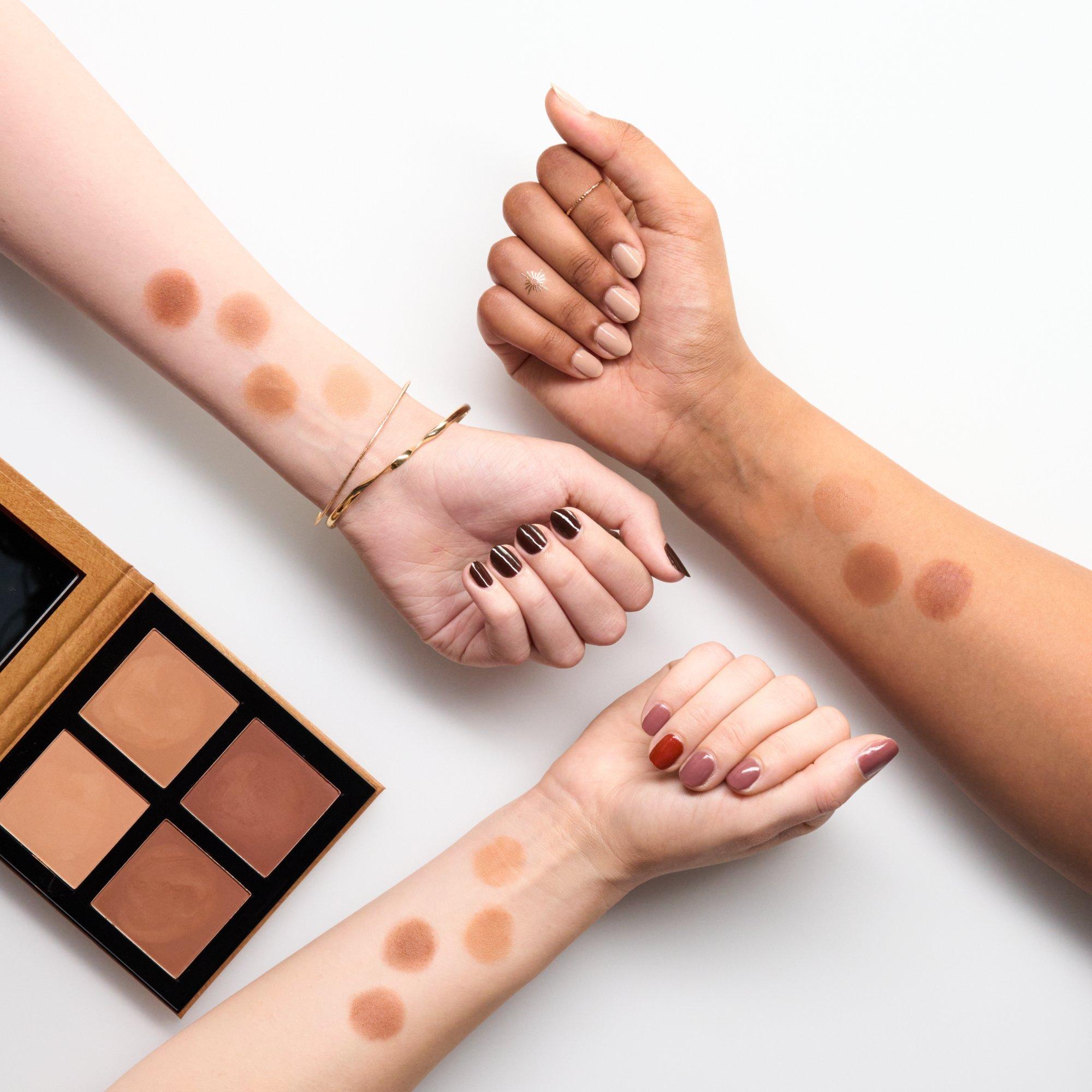 sun club matt bronzing powder palette