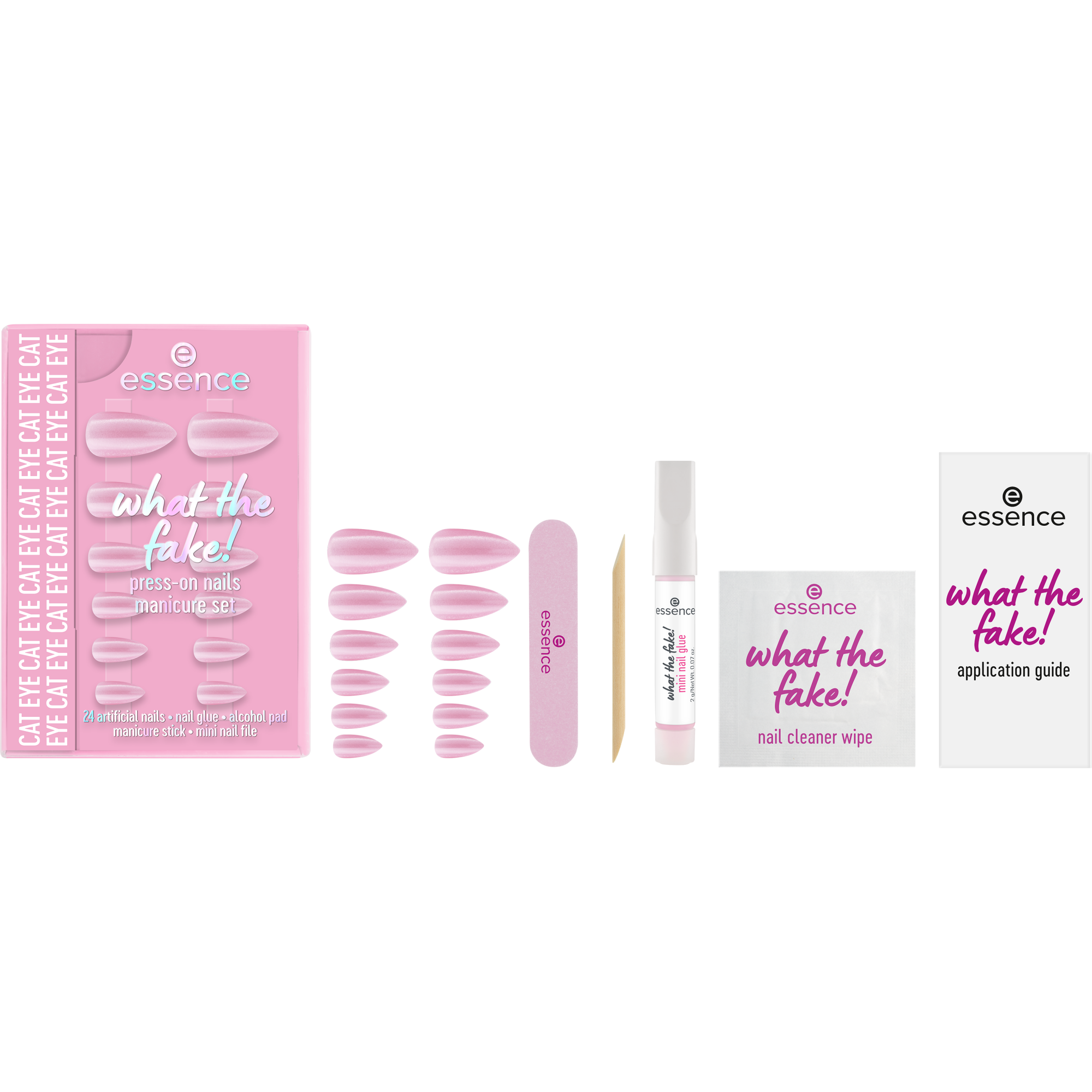 what the fake! PRESS-ON NAILS manicure set