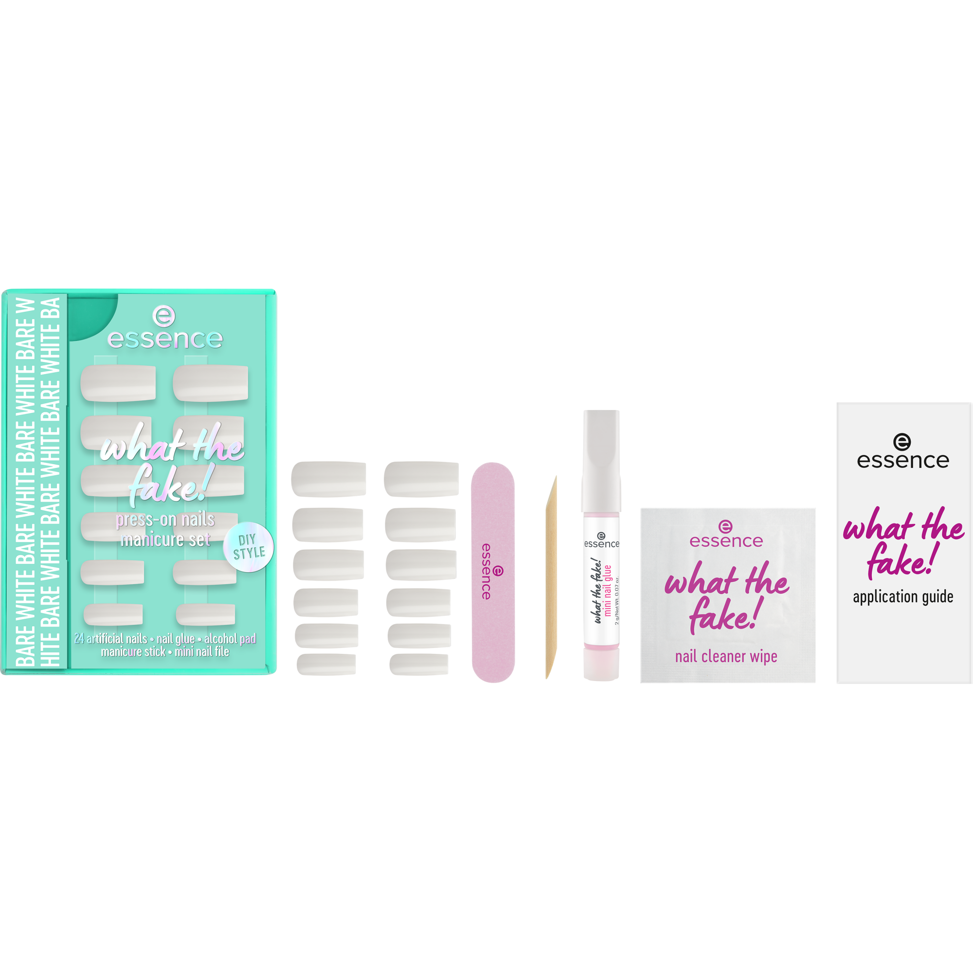 what the fake! PRESS-ON NAILS manicure set