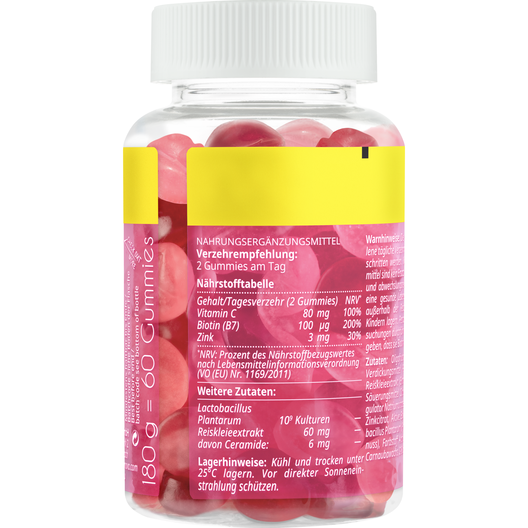 INAO inner and outer beauty Clean Skin x JUICY BOMB gummies by essence