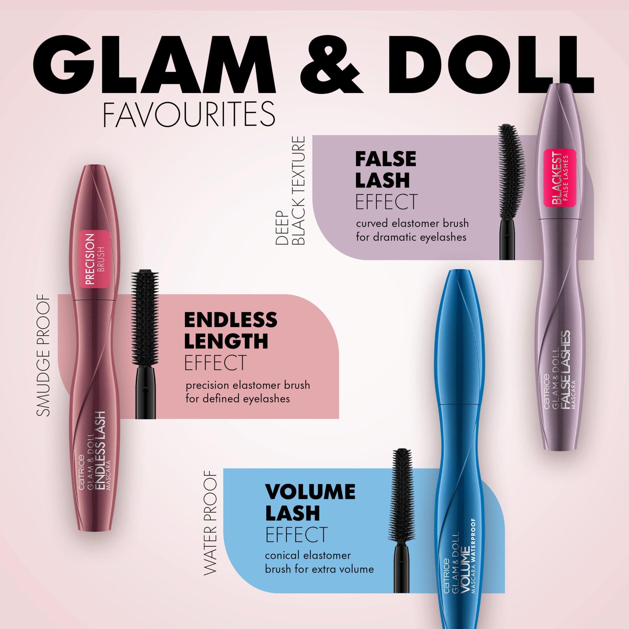 Водостойкая тушь с эффектом объема Glam&Doll Volume