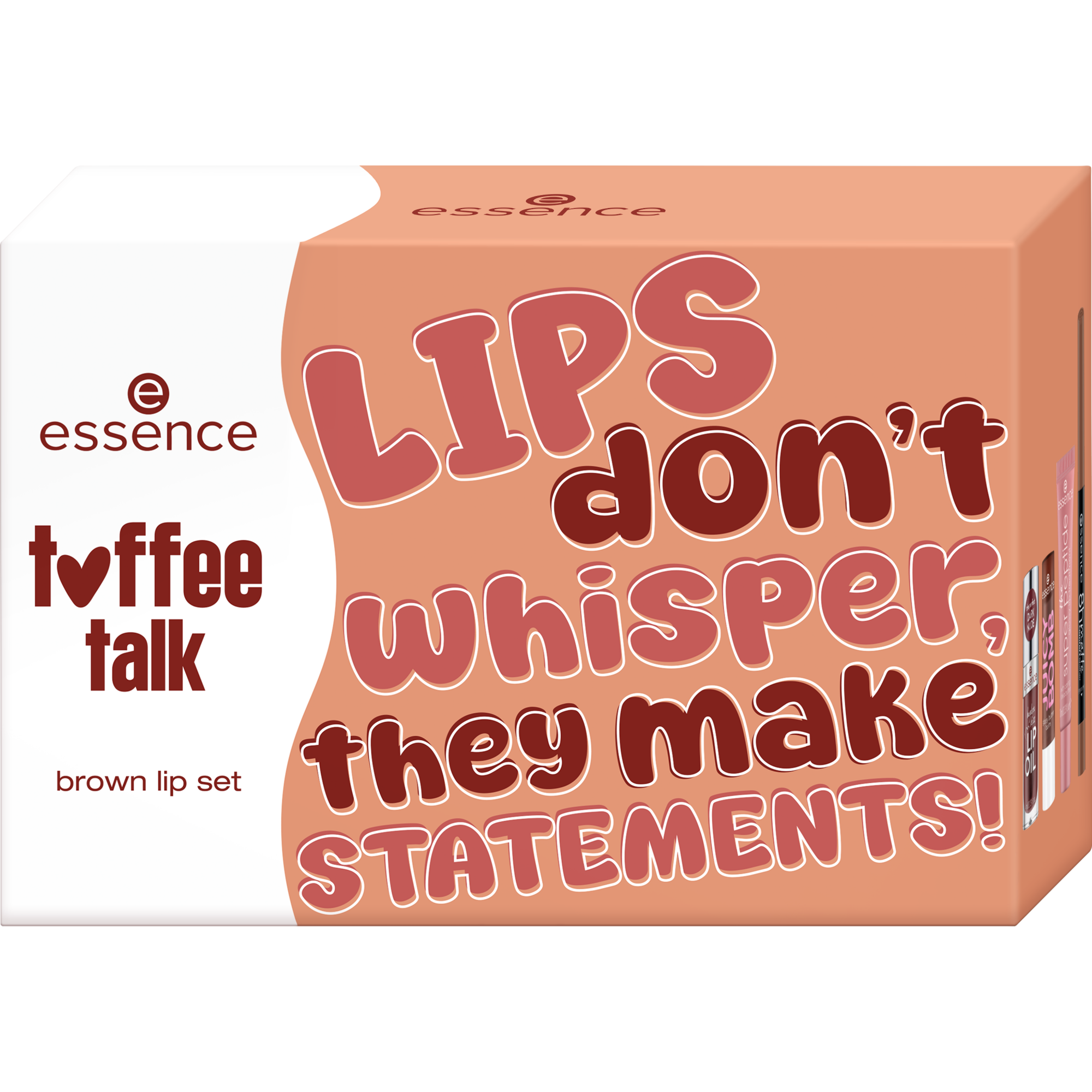 toffee talk brown lip set