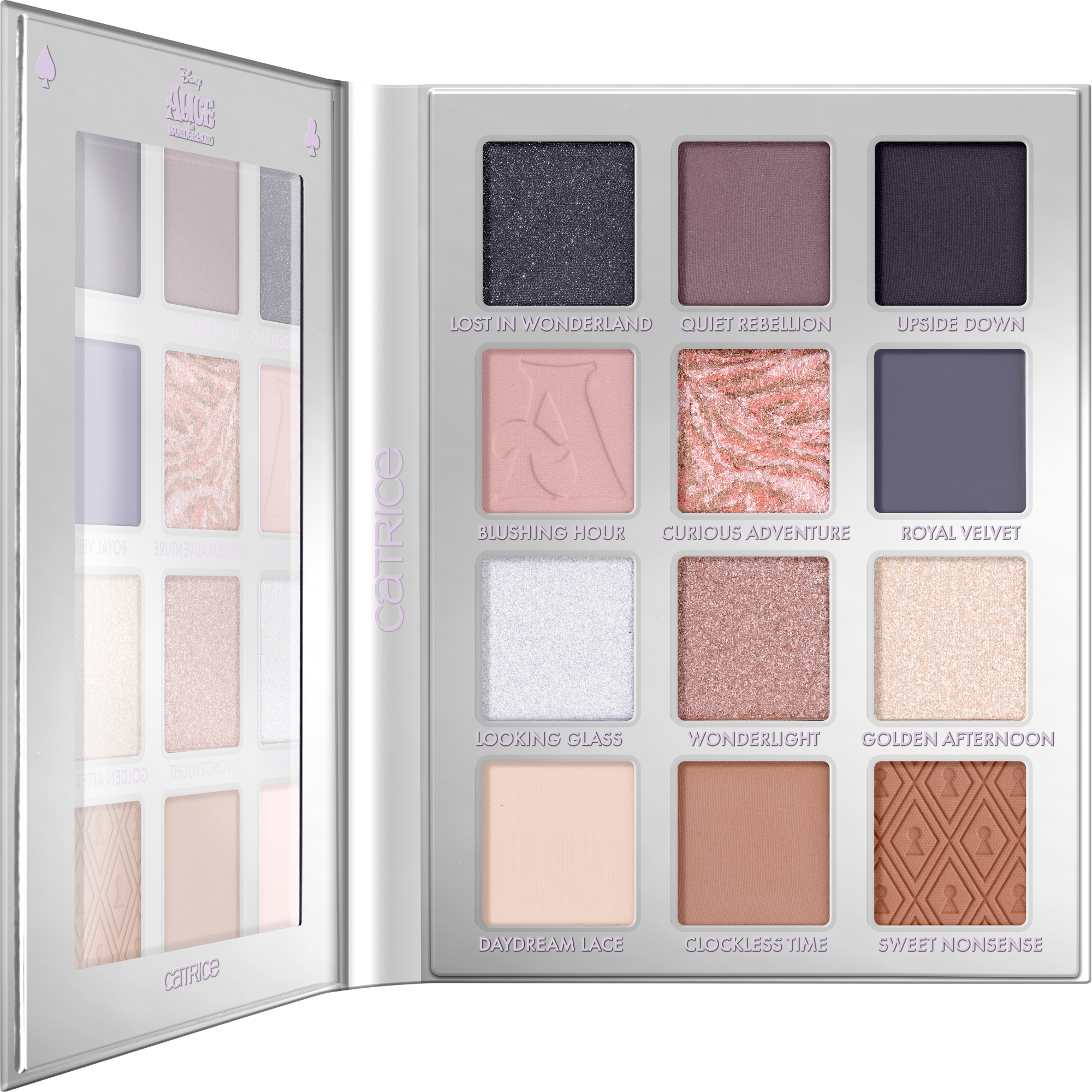 Disney Alice Wonderlandin luomiväripaletti