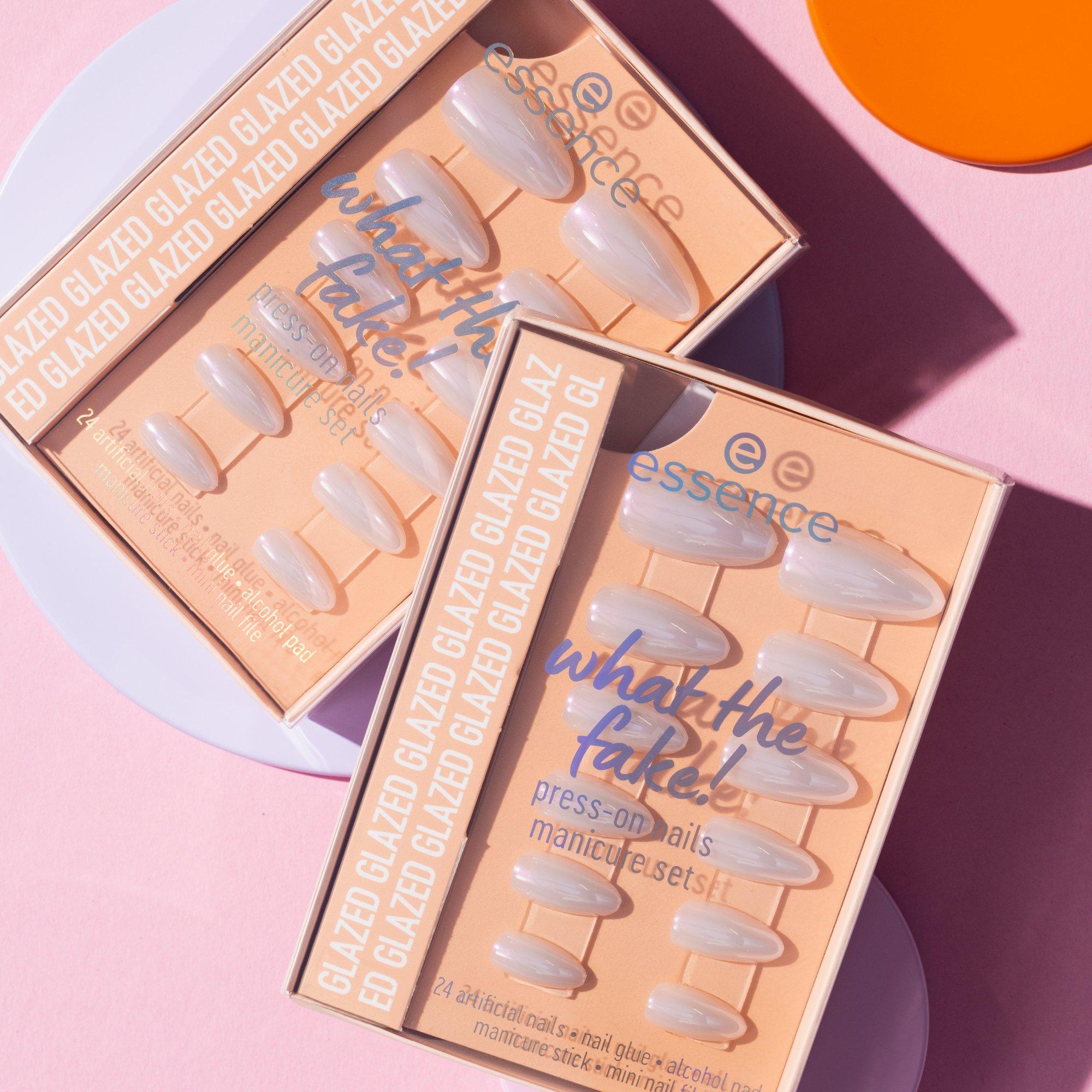 what a fake! PRESS-ON NAILS set za manikiro