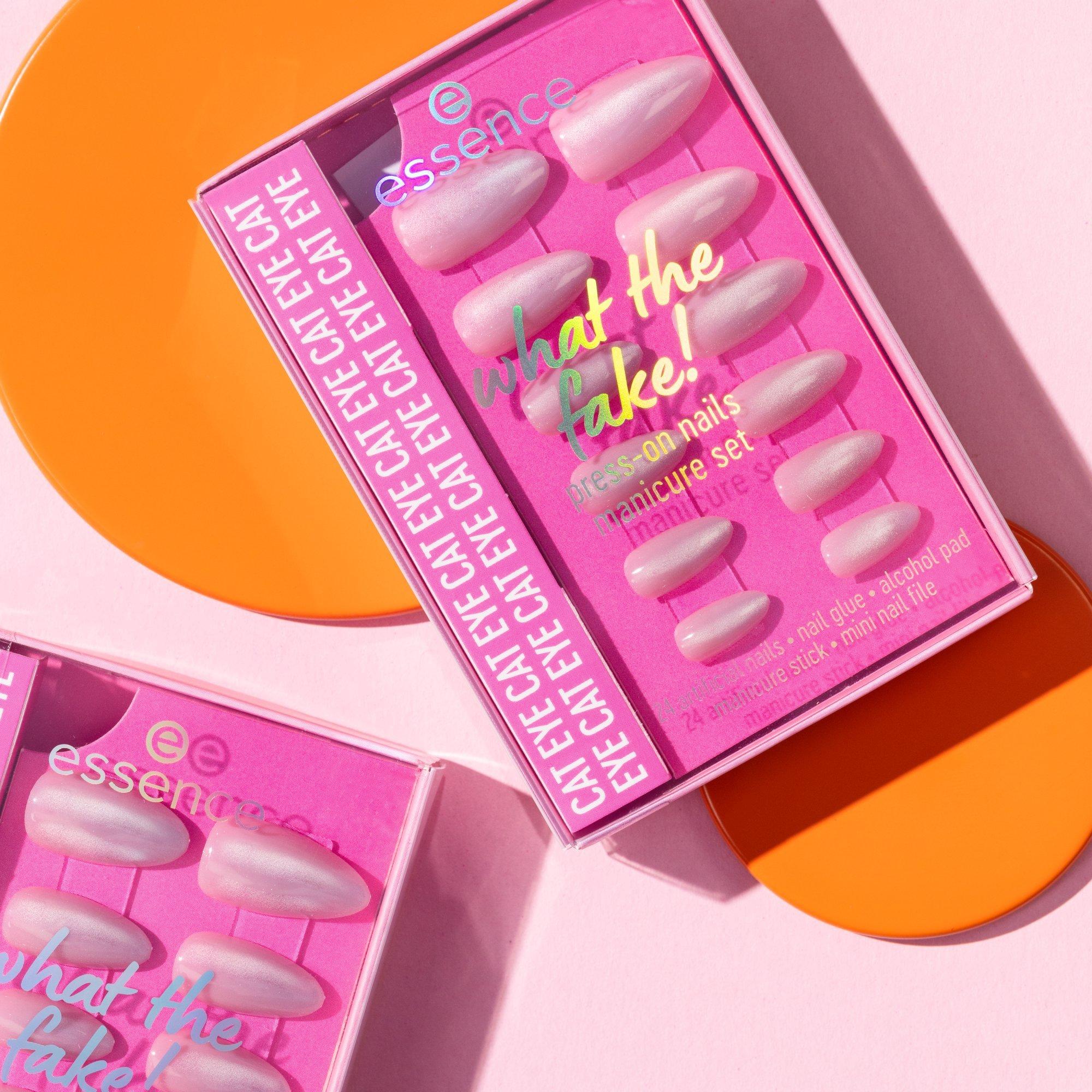 what a fake! PRESS-ON NAILS set za manikiro