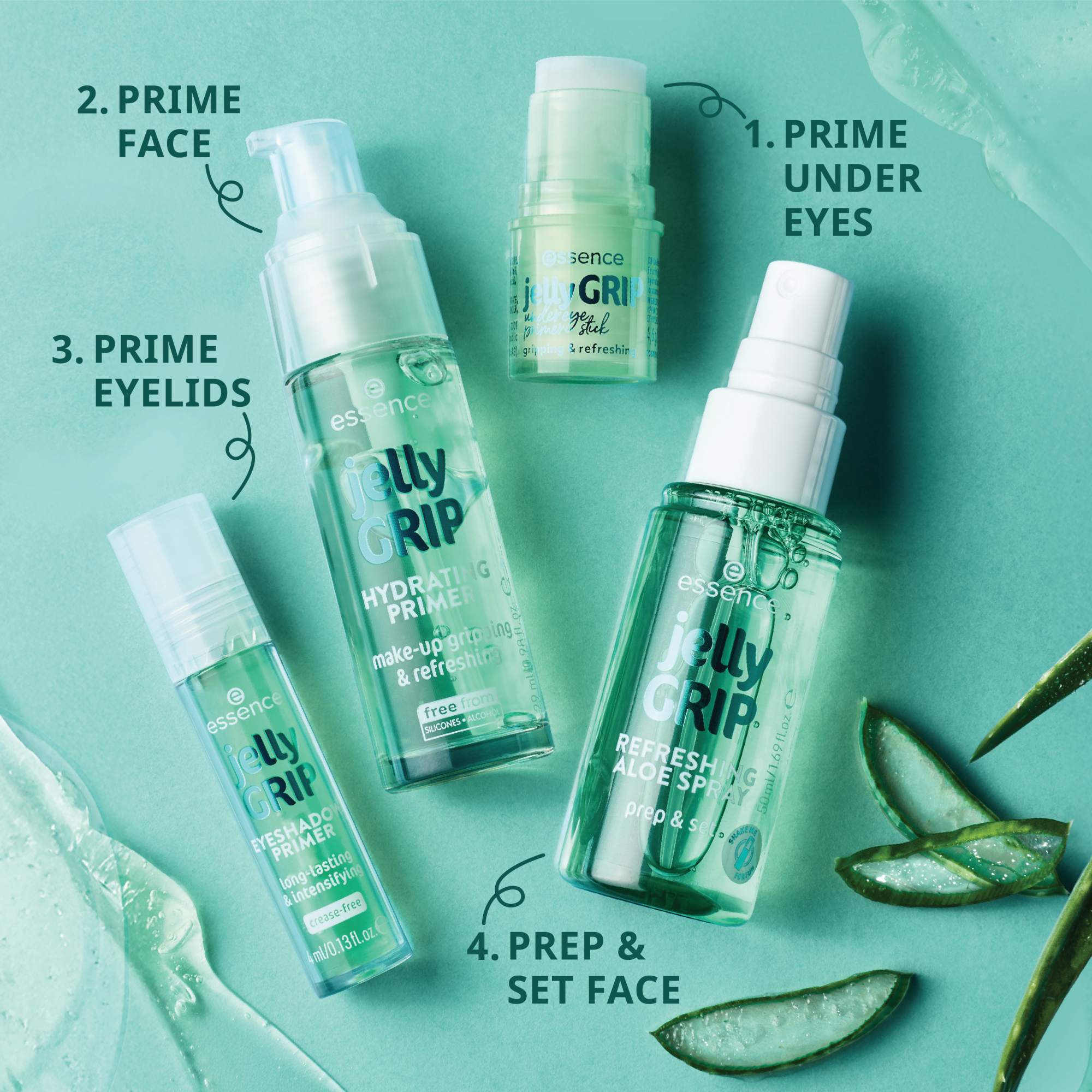 Jelly GRIP REFRESHING ALOE SPRAY