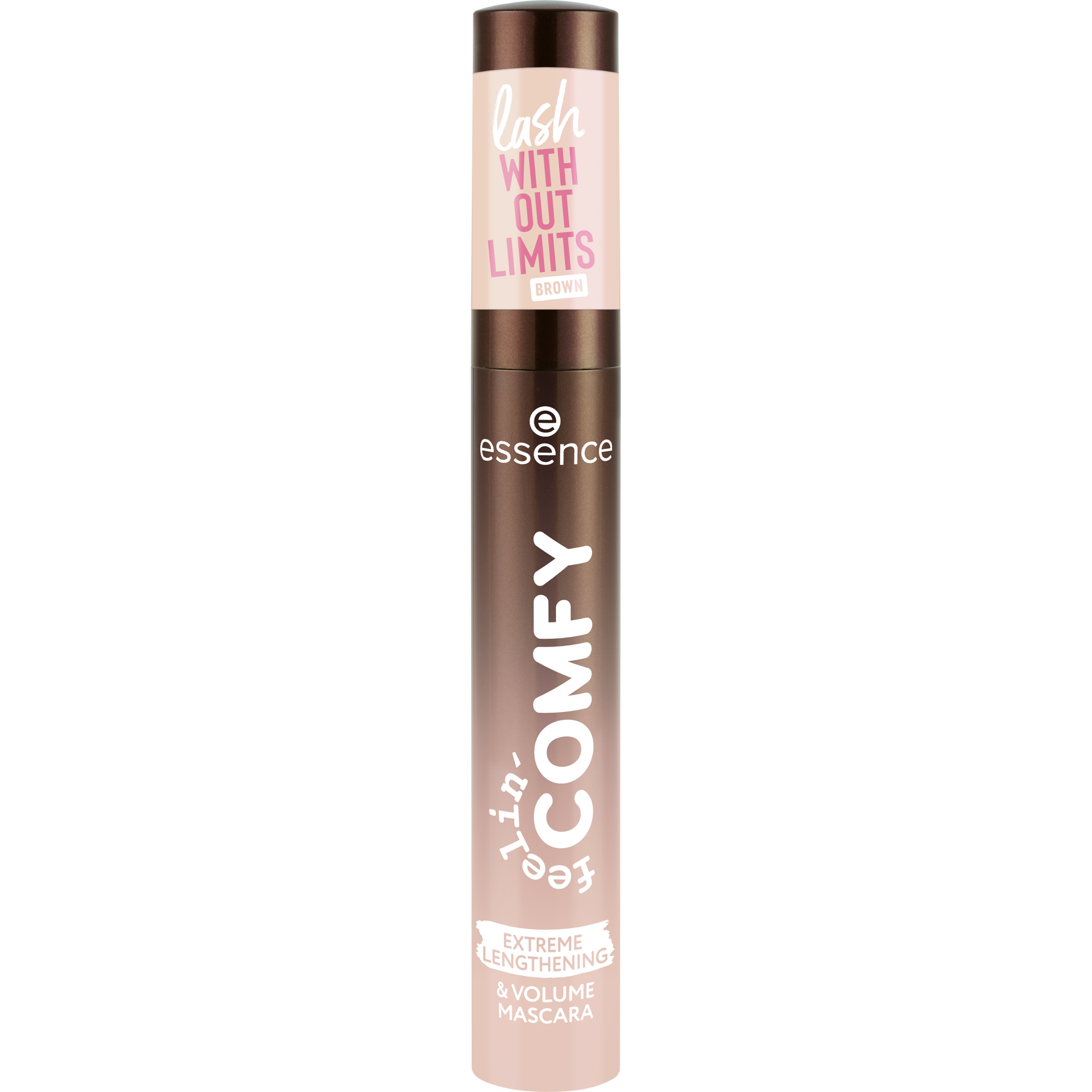 feelin' comfy lash WITHOUT LIMITS BROWN EXTREME LENGTHENING & VOLUME MASCARA