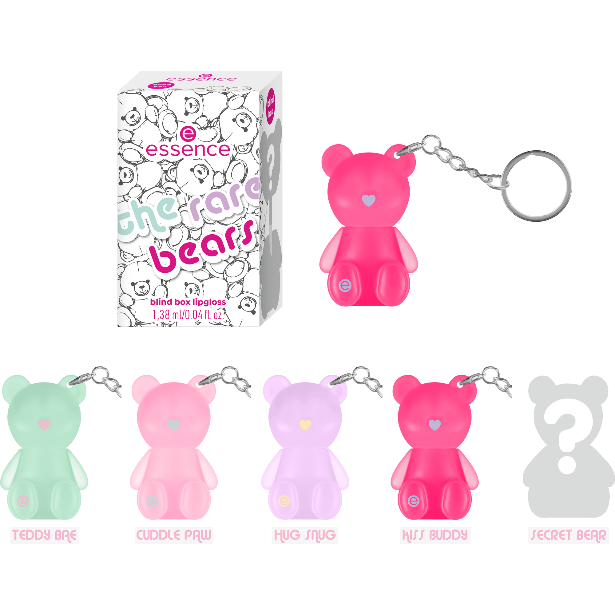 أحمر شفاه صندوق الدببه السري النادر