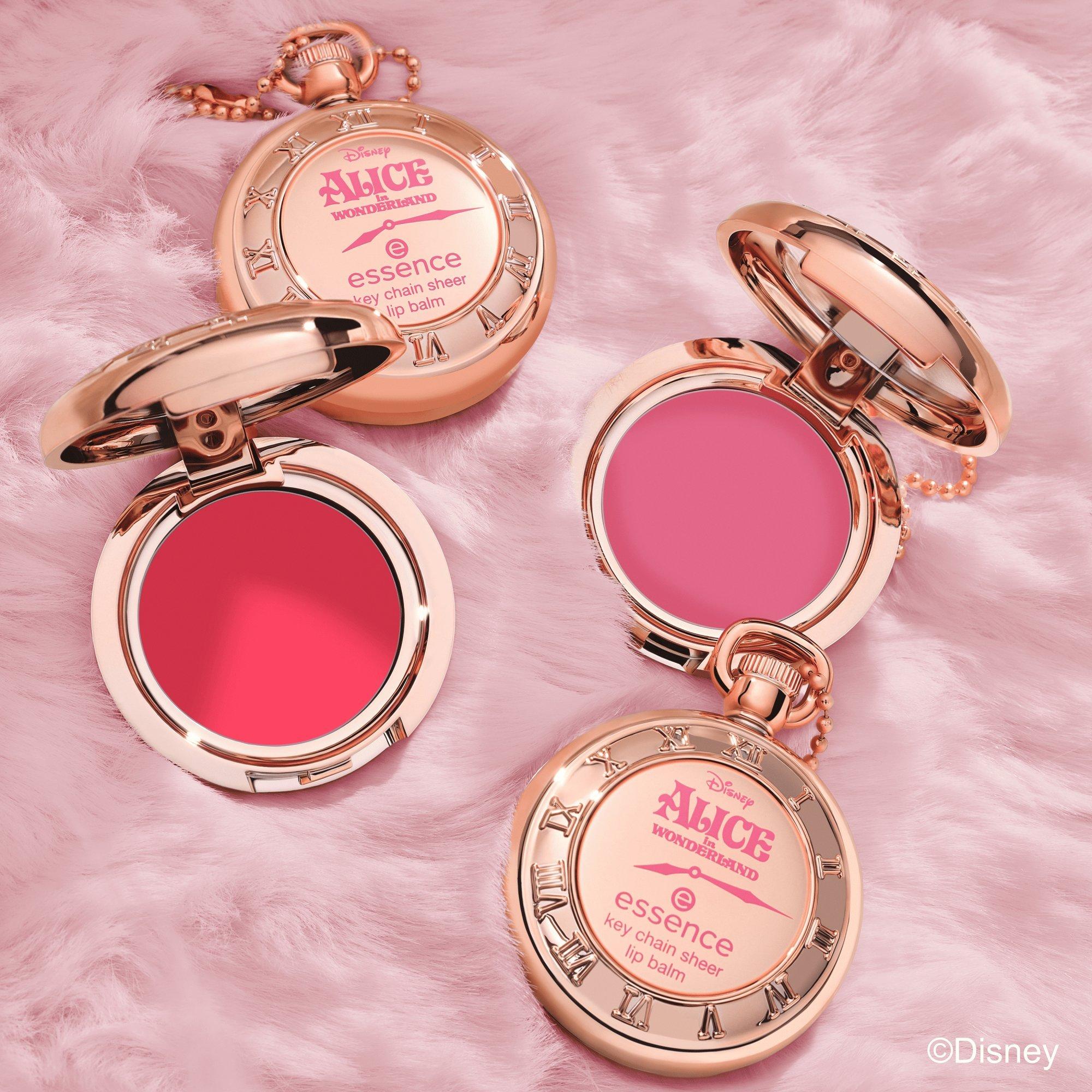 Κομψό βάλσαμο χειλιών με αλυσίδα-κλειδί Disney Alice in Wonderland