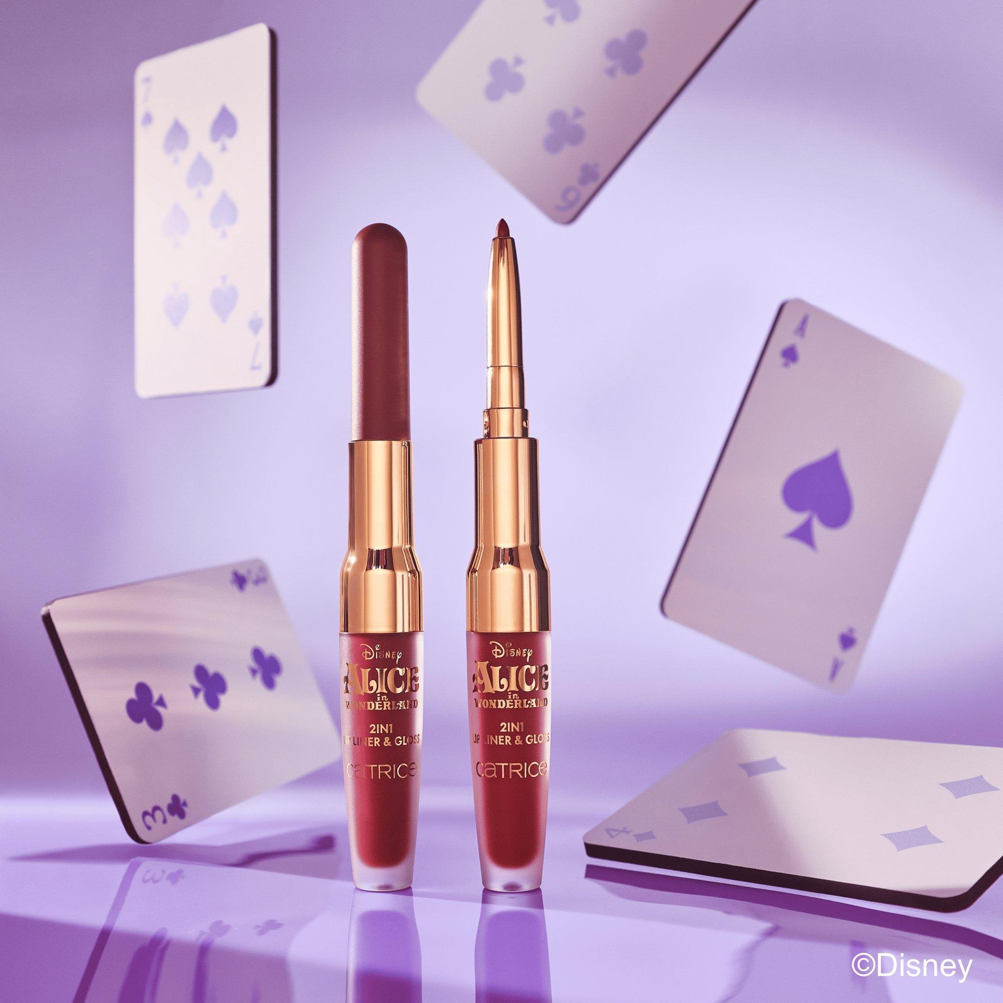 Disney Alice in Wonderland 2in1 Lip Liner & Gloss