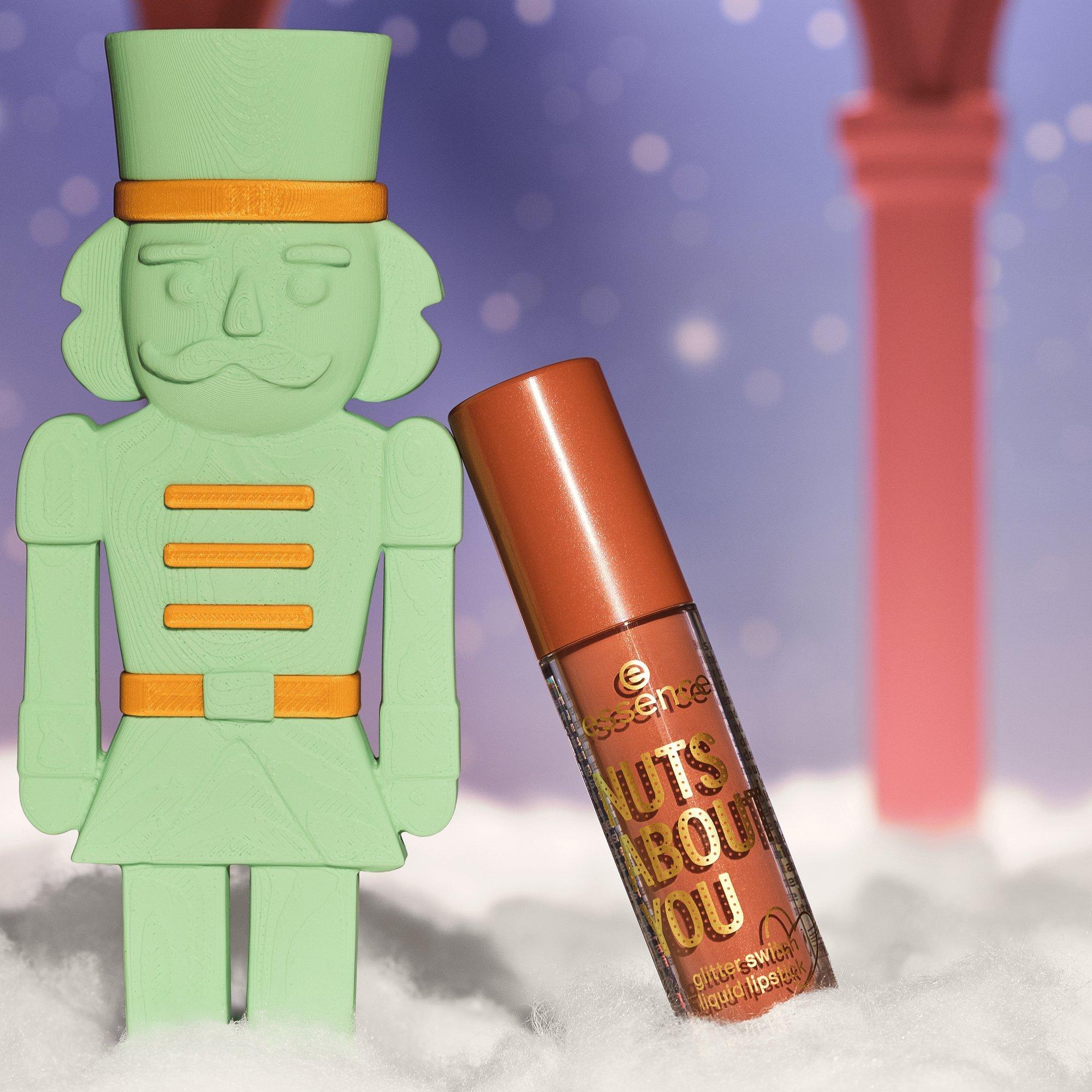 NUTS ABOUT YOU glitter switch liquid lipstick