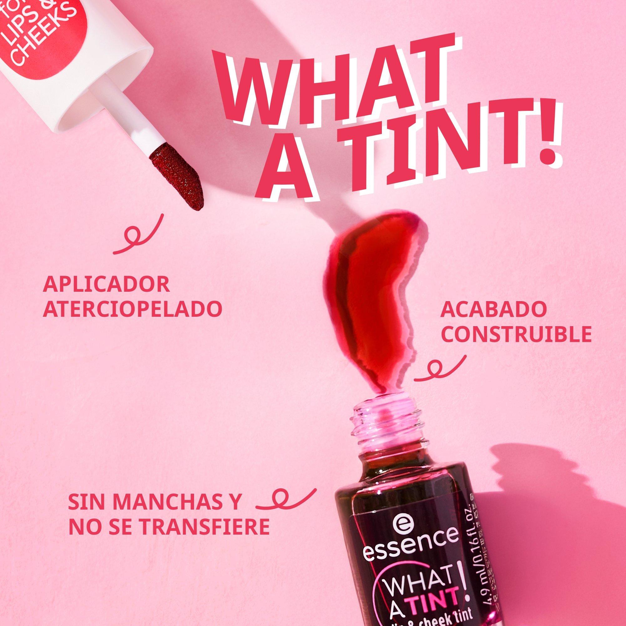 WHAT A TINT! tinte para labios y mejillas