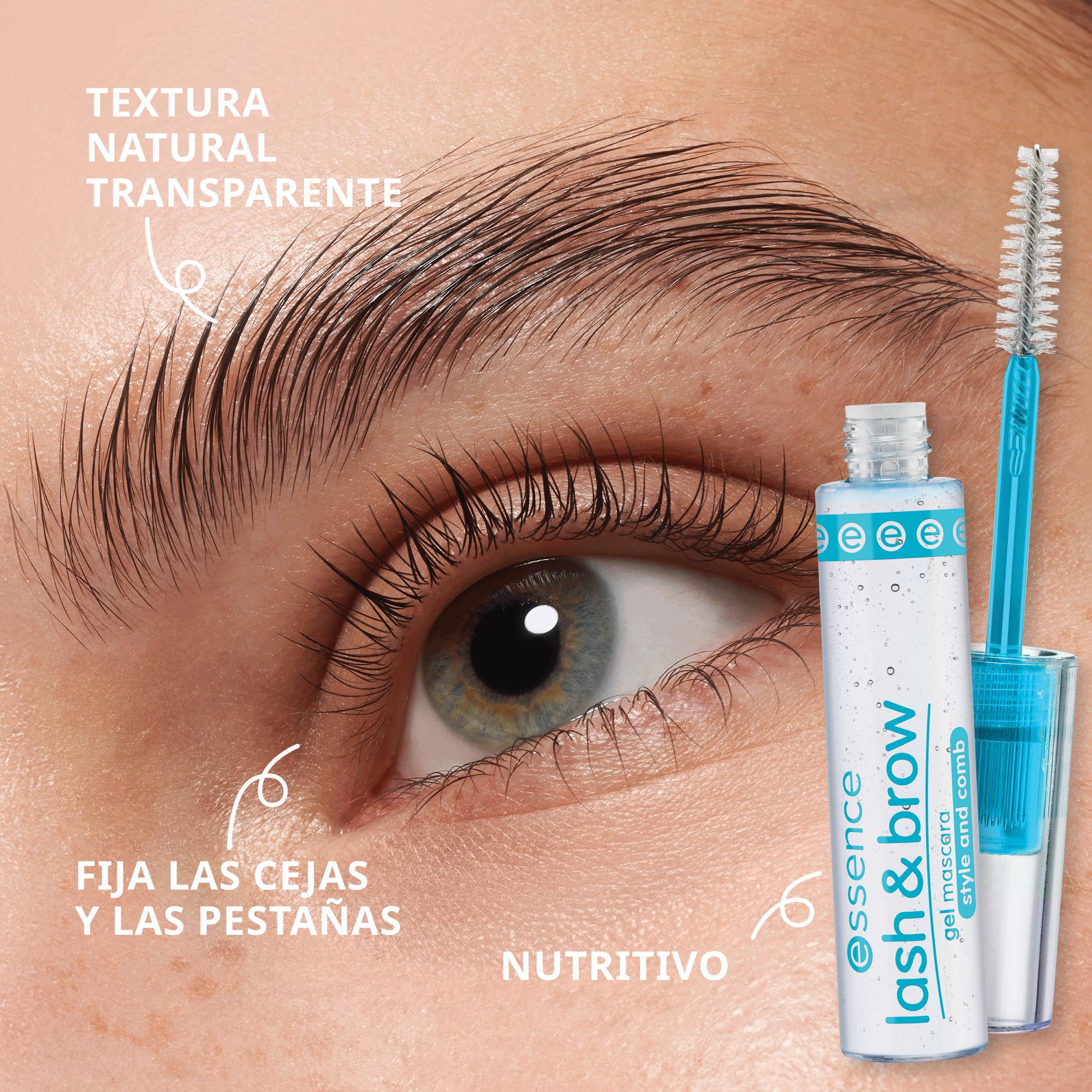 lash & brow máscara gel para pestañas y cejas