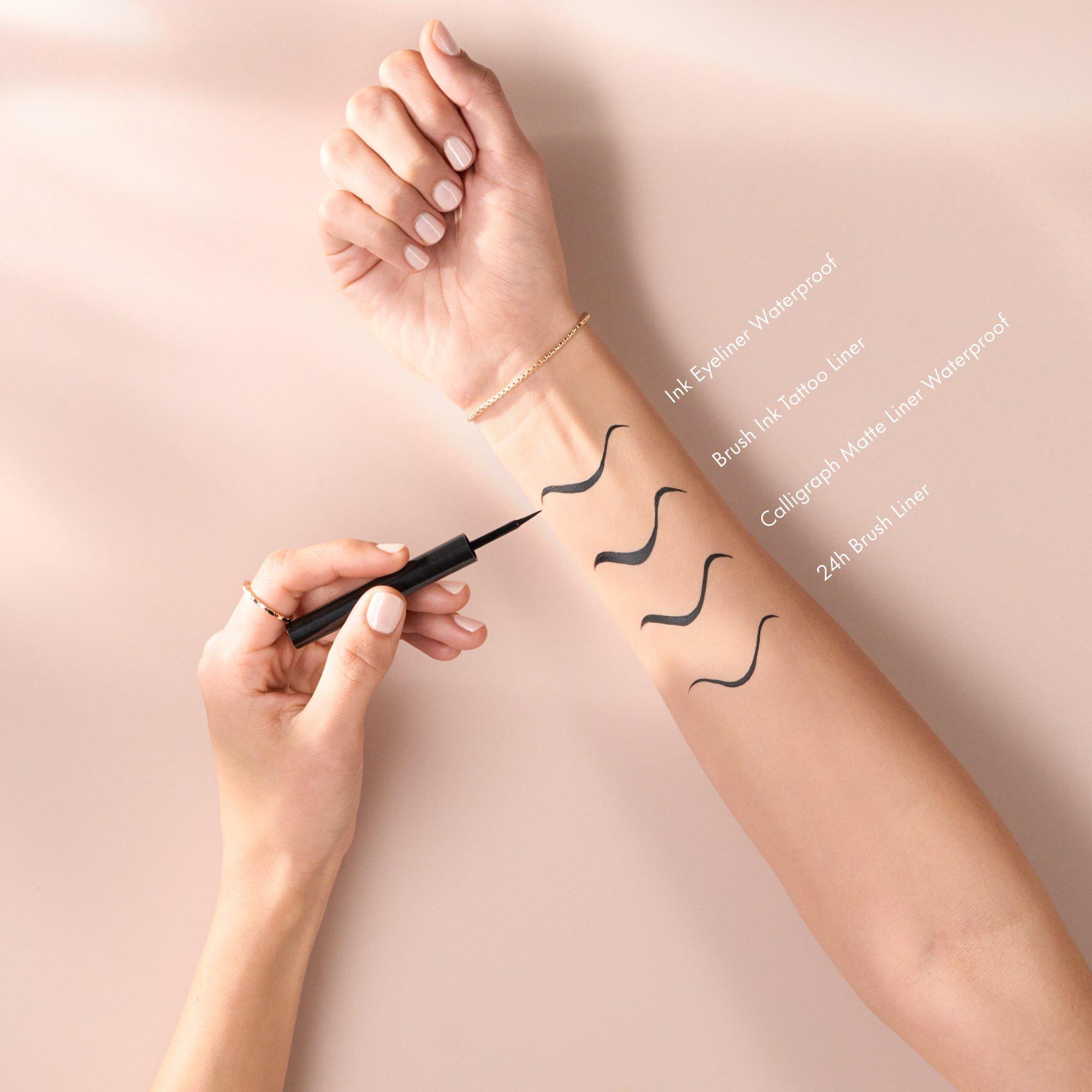 Очна линия Ink Eyeliner водоустойчива – Application Swatch Together - Продукт 4 от 10