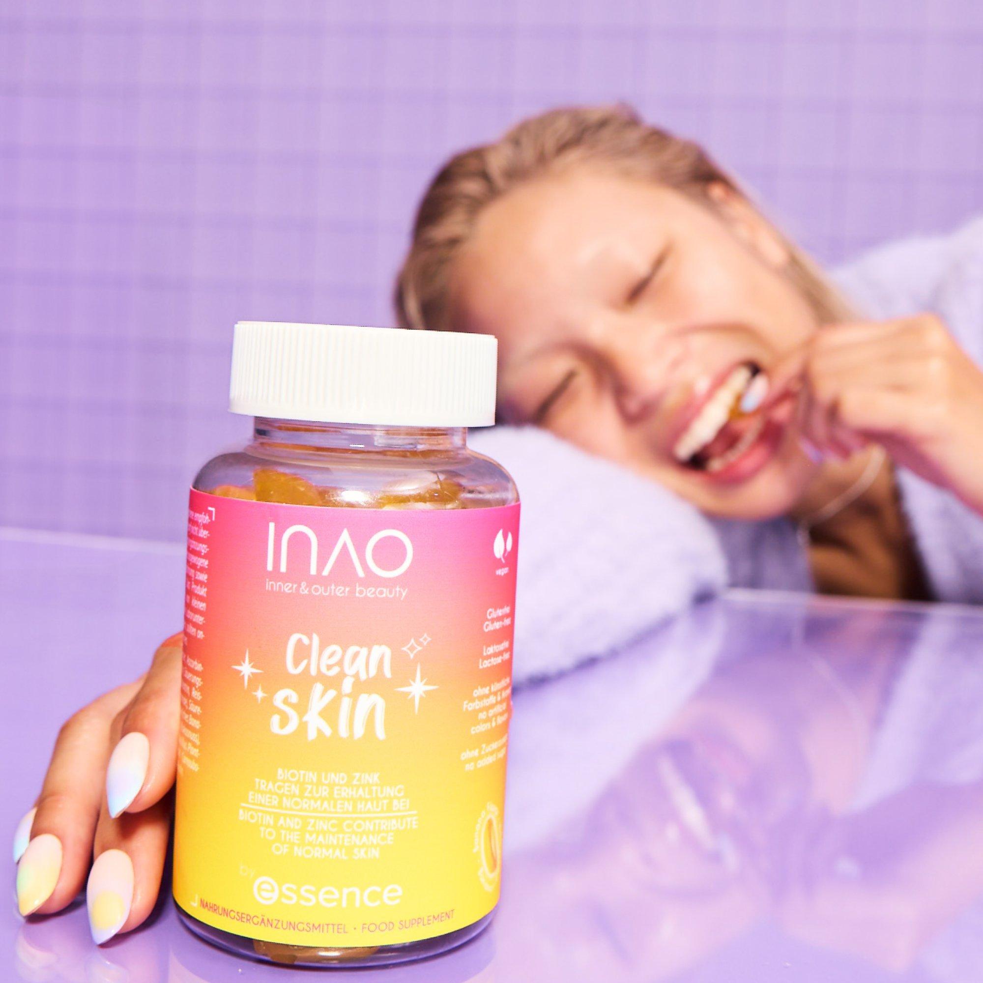 INAO inner and outer beauty Clean Skin gummies by essence