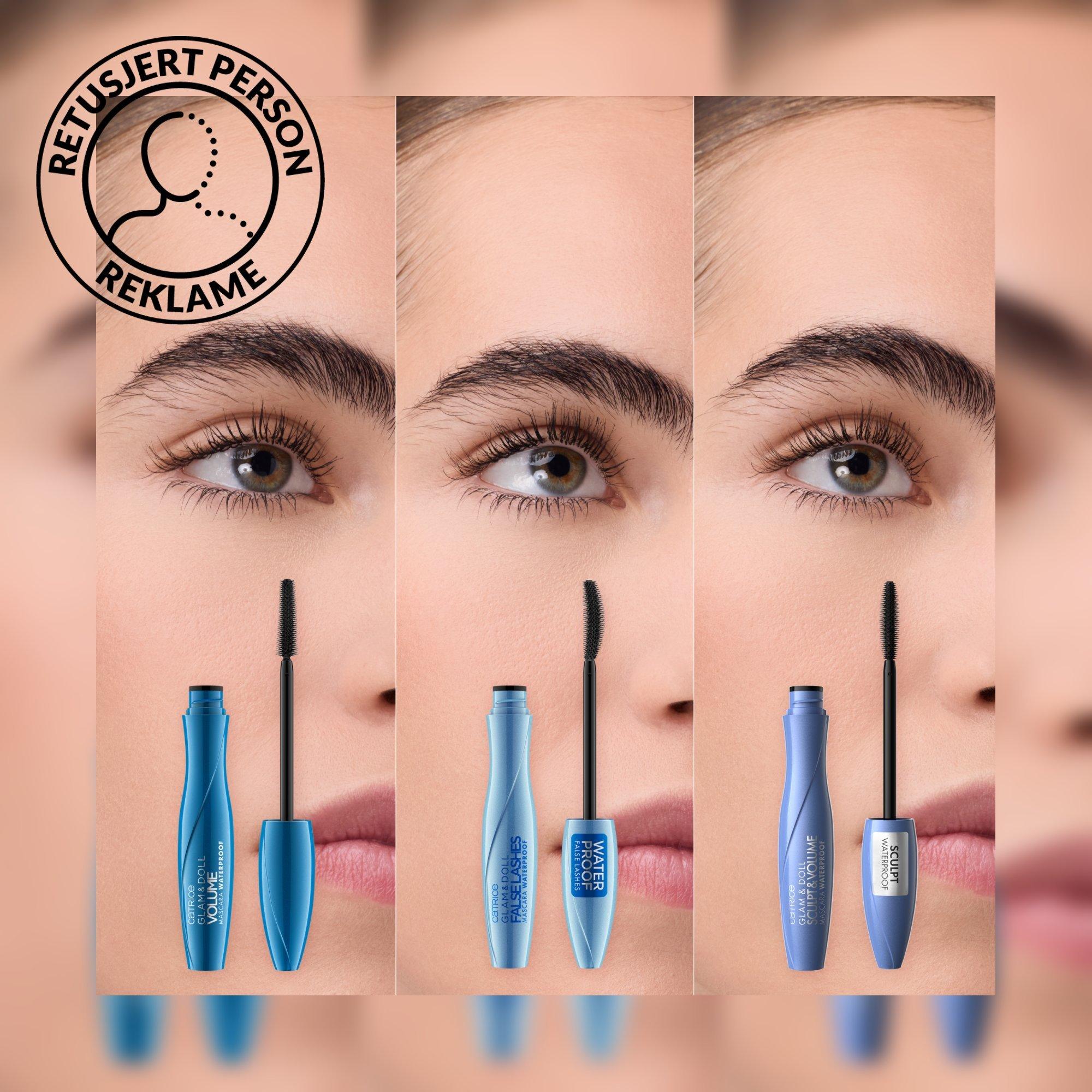Glam&Doll False Lashes Mascara Waterproof
