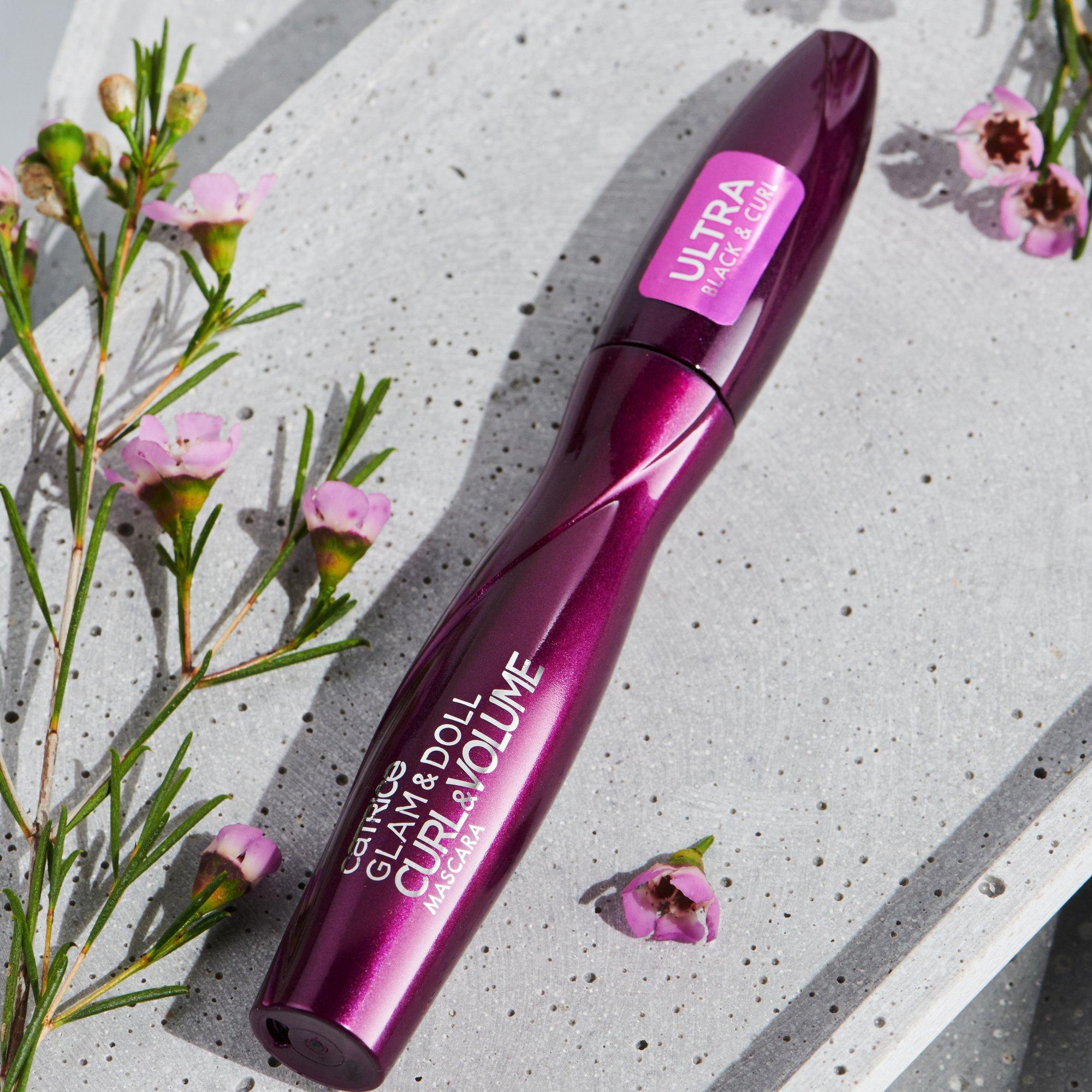 Maskara pre objem a vytočenie volume & curl Glam & Doll