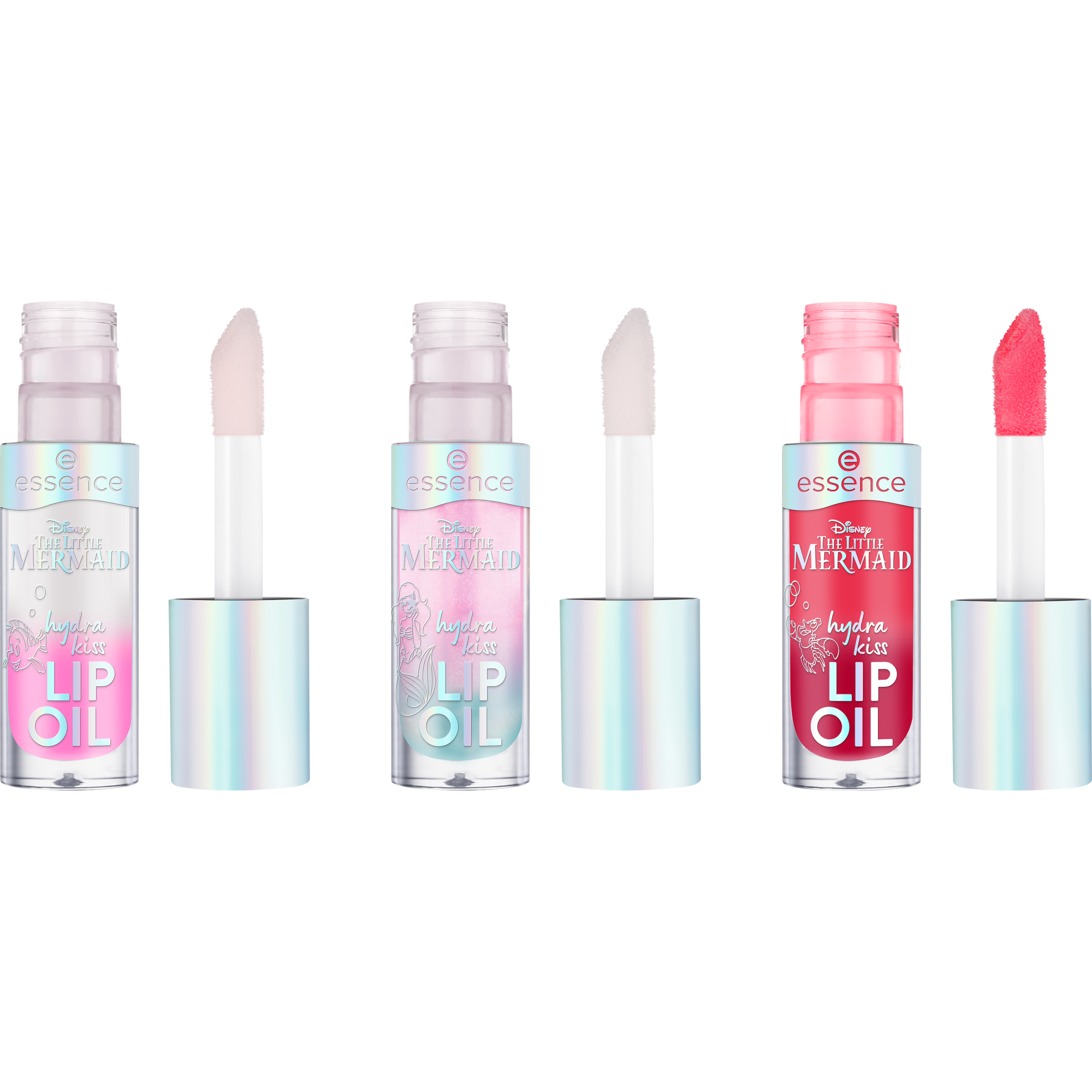 Trio Disney THE LITTLE MERMAID hydra kiss LIP OIL