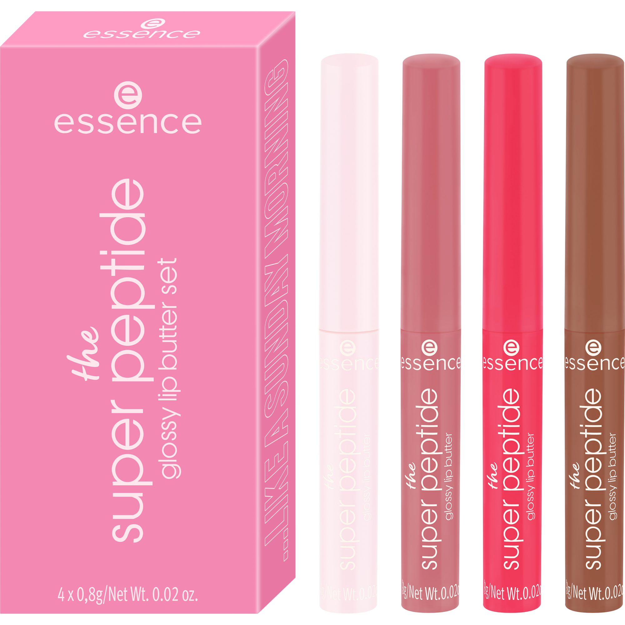 Il set di burri labbra glossy super peptide …LIKE A SUNDAY MORNING