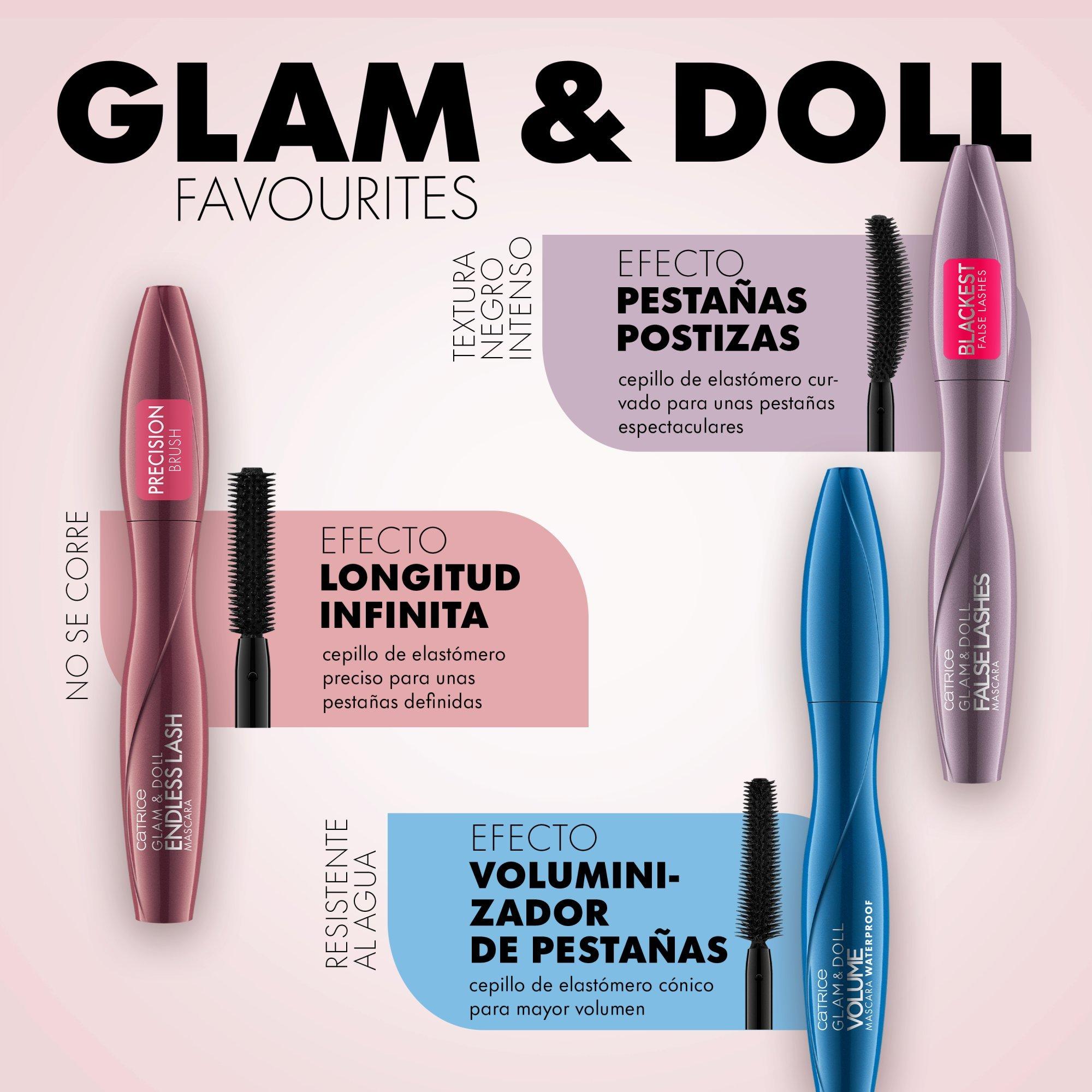 Glam&Doll False Lashes máscara de pestañas