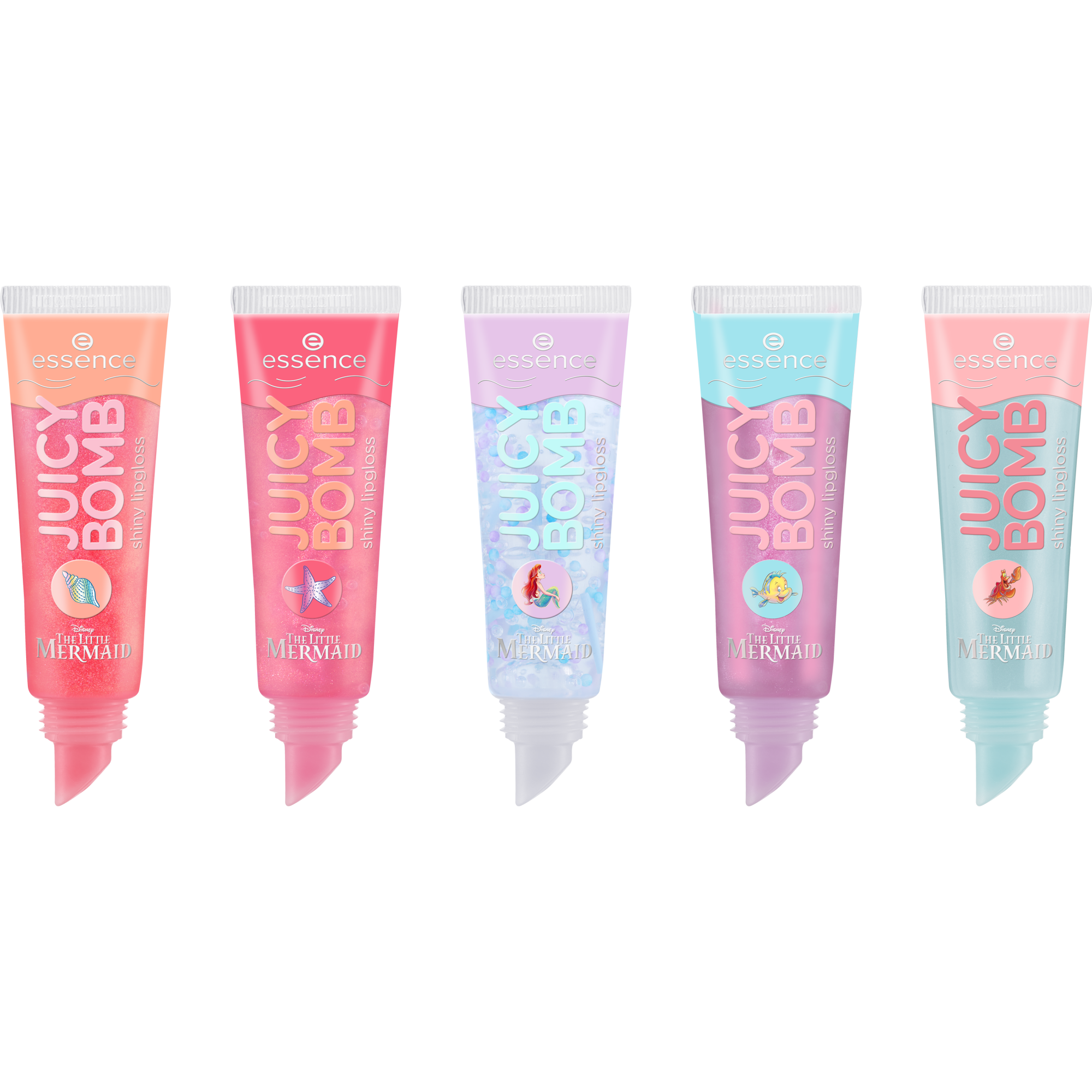 Disney THE LITTLE MERMAID JUICY BOMB shiny lipgloss crew coffret de gloss