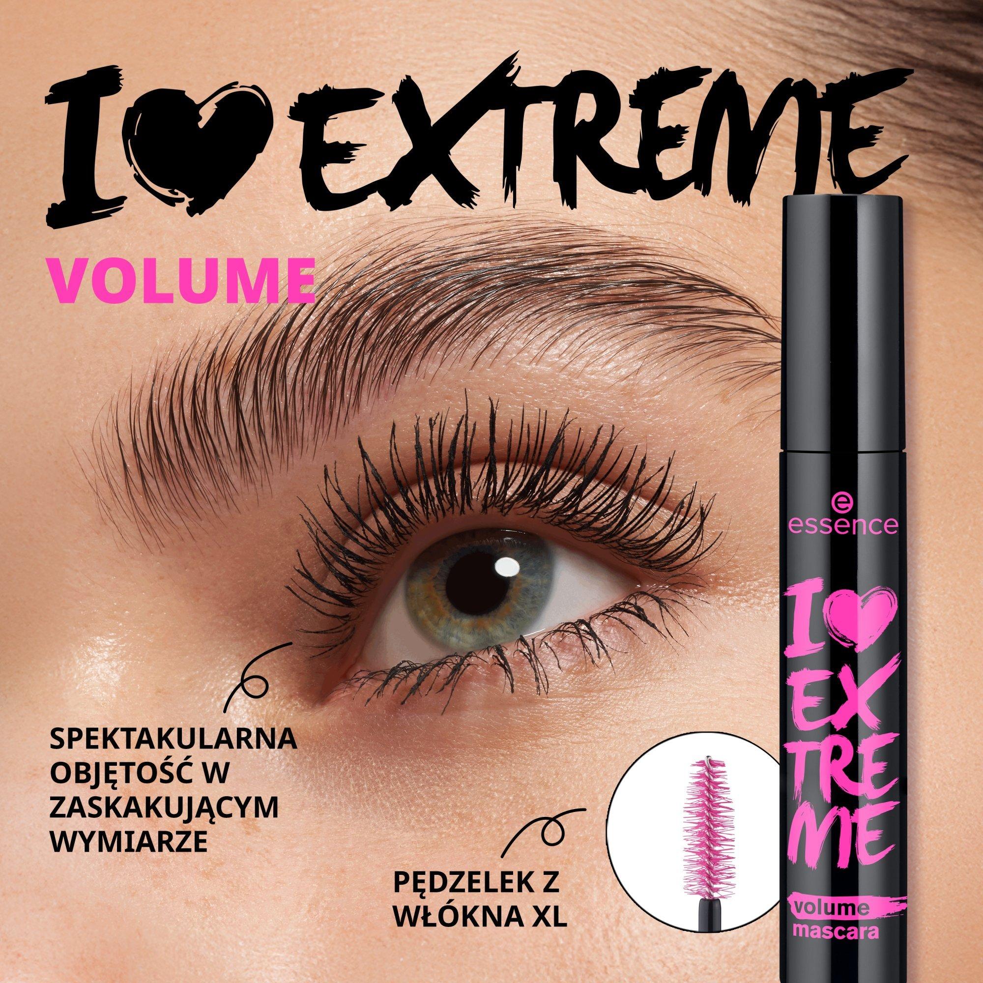 Maskara pogrubiająca do rzęs I LOVE EXTREME volume