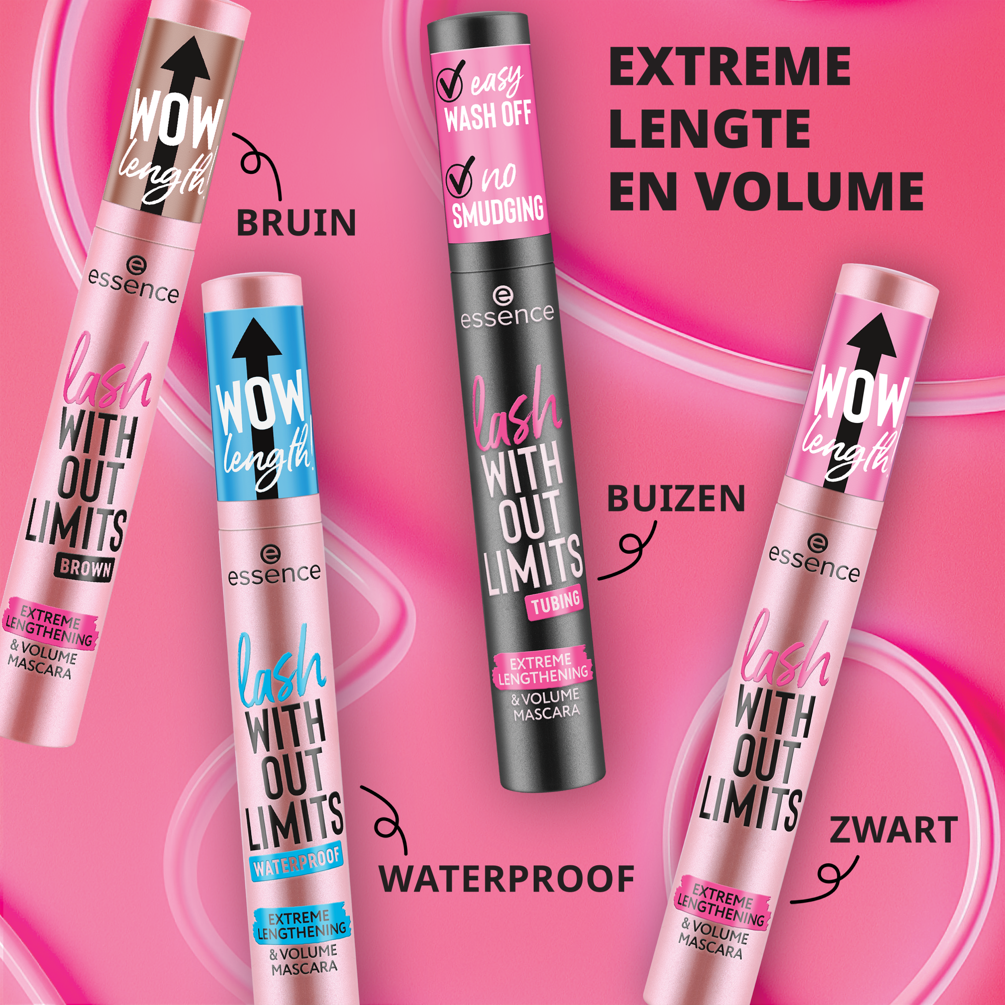 lash WITHOUT LIMITS EXTREME LENGTHENING & VOLUME MASCARA