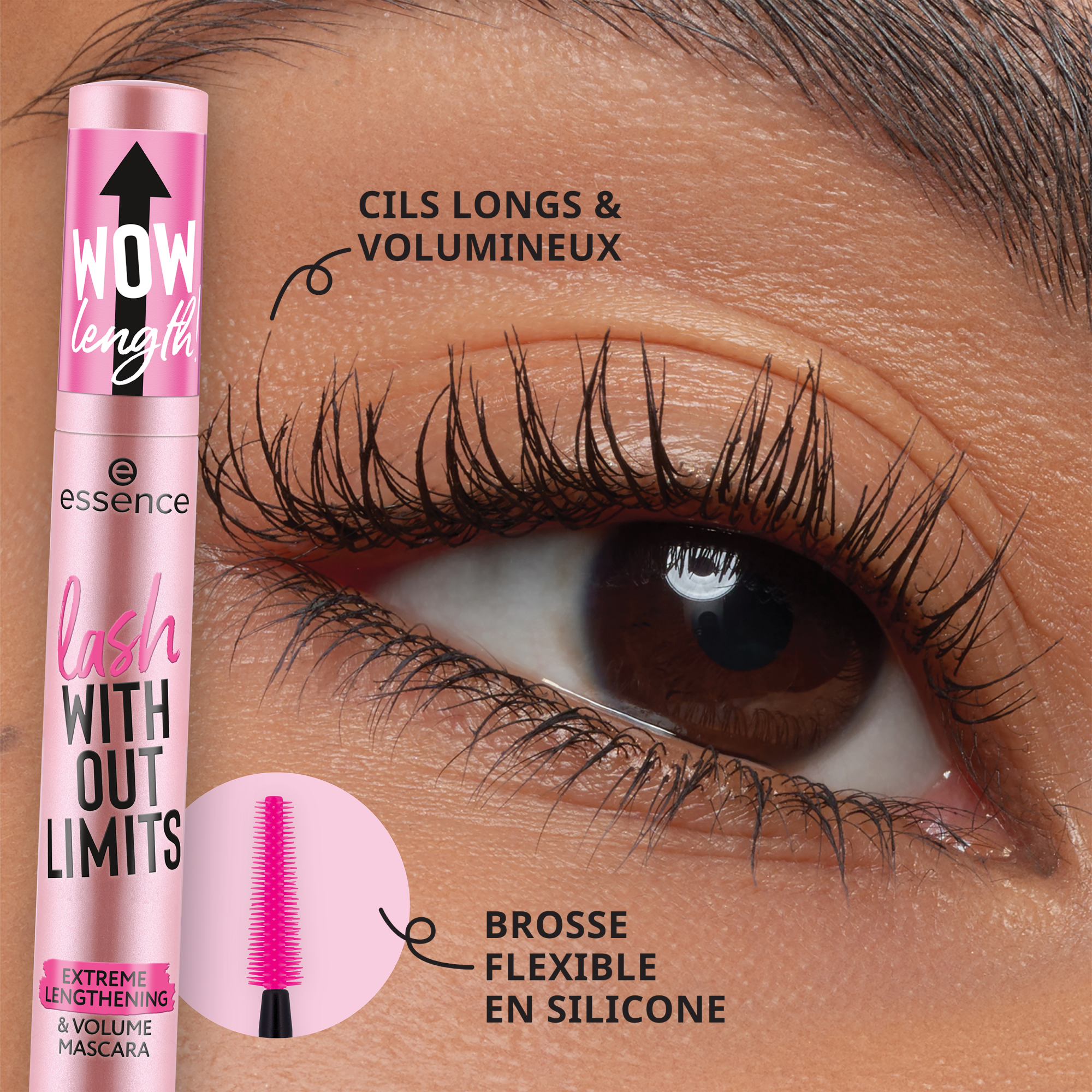 lash WITHOUT LIMITS EXTREME LENGTHENING & VOLUME MASCARA
