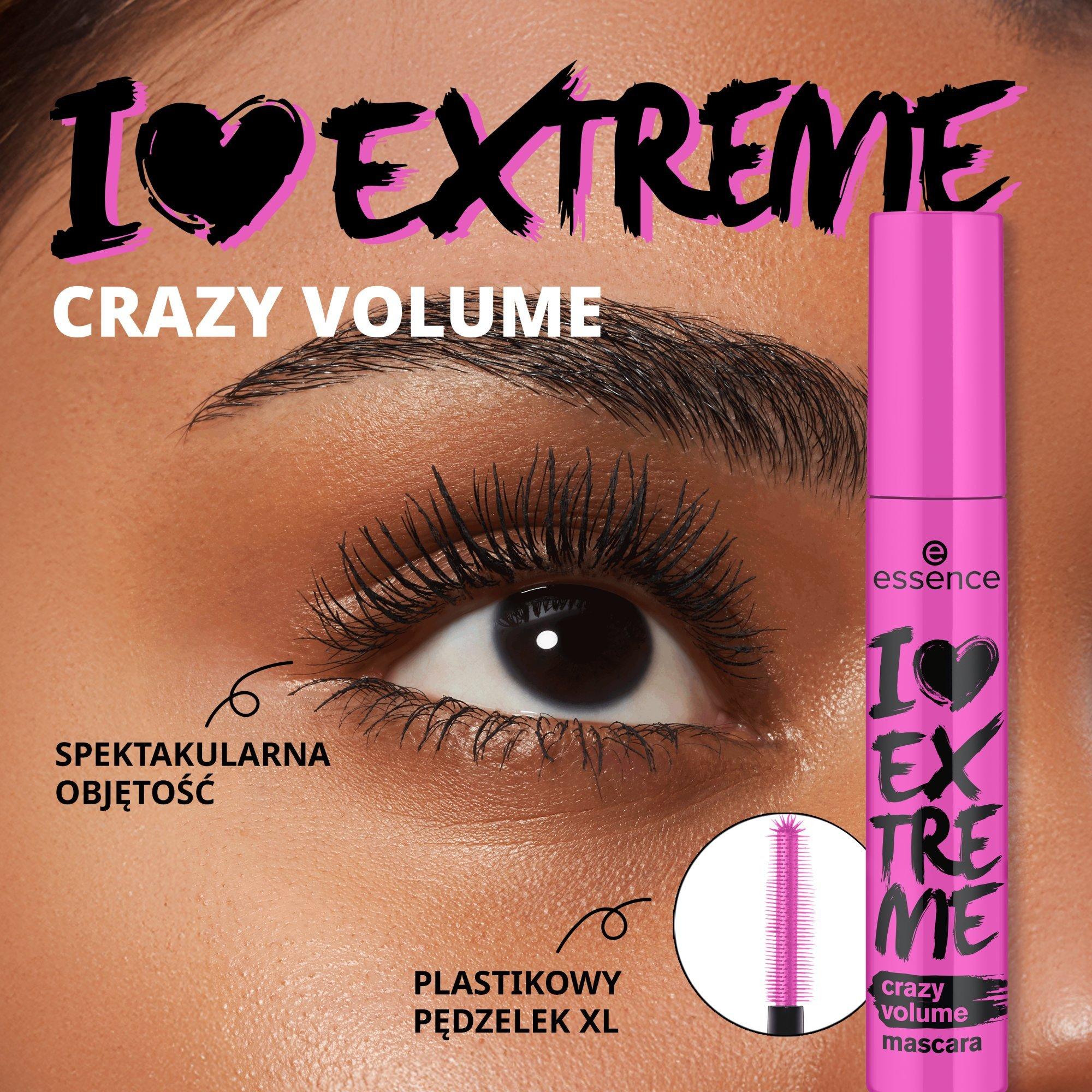 Maskara pogrubiająca do rzęs I LOVE EXTREME crazy volume