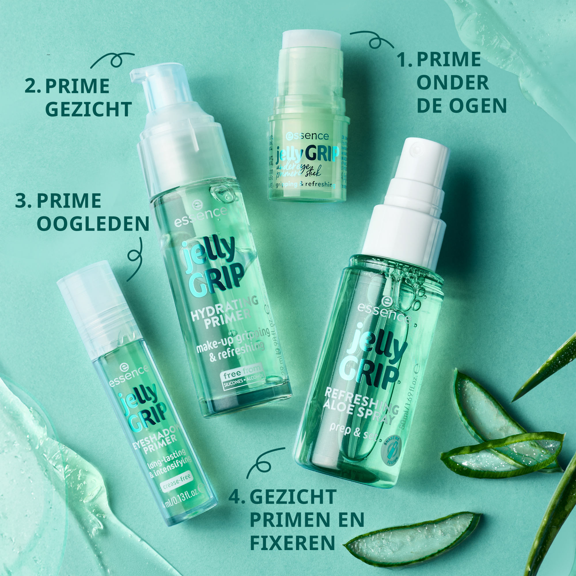 jelly GRIP primer stick voor onder de ogen