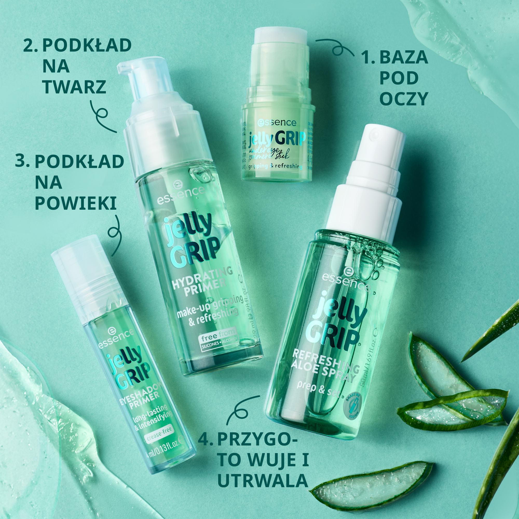 Baza pod cienie do powiek jelly GRIP