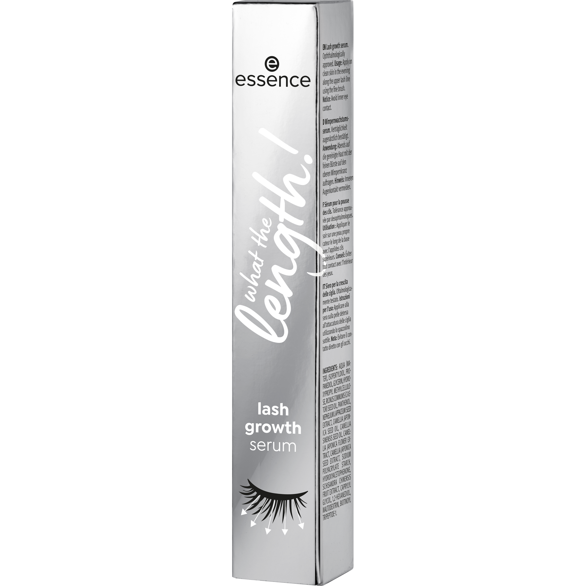 what the length! lash growth serum sérum croissance des cils