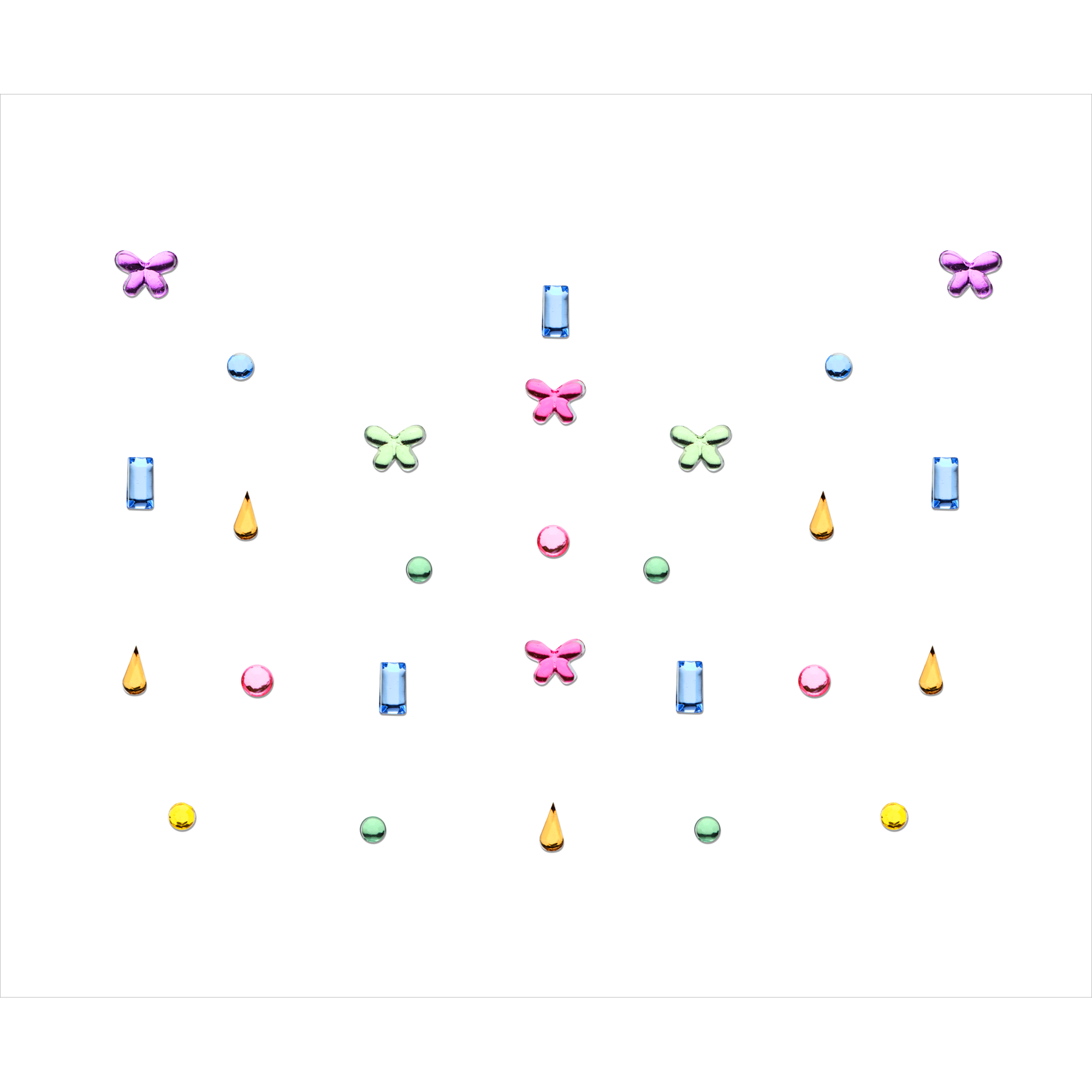 it’s a RAINBOW BLING nail sticker