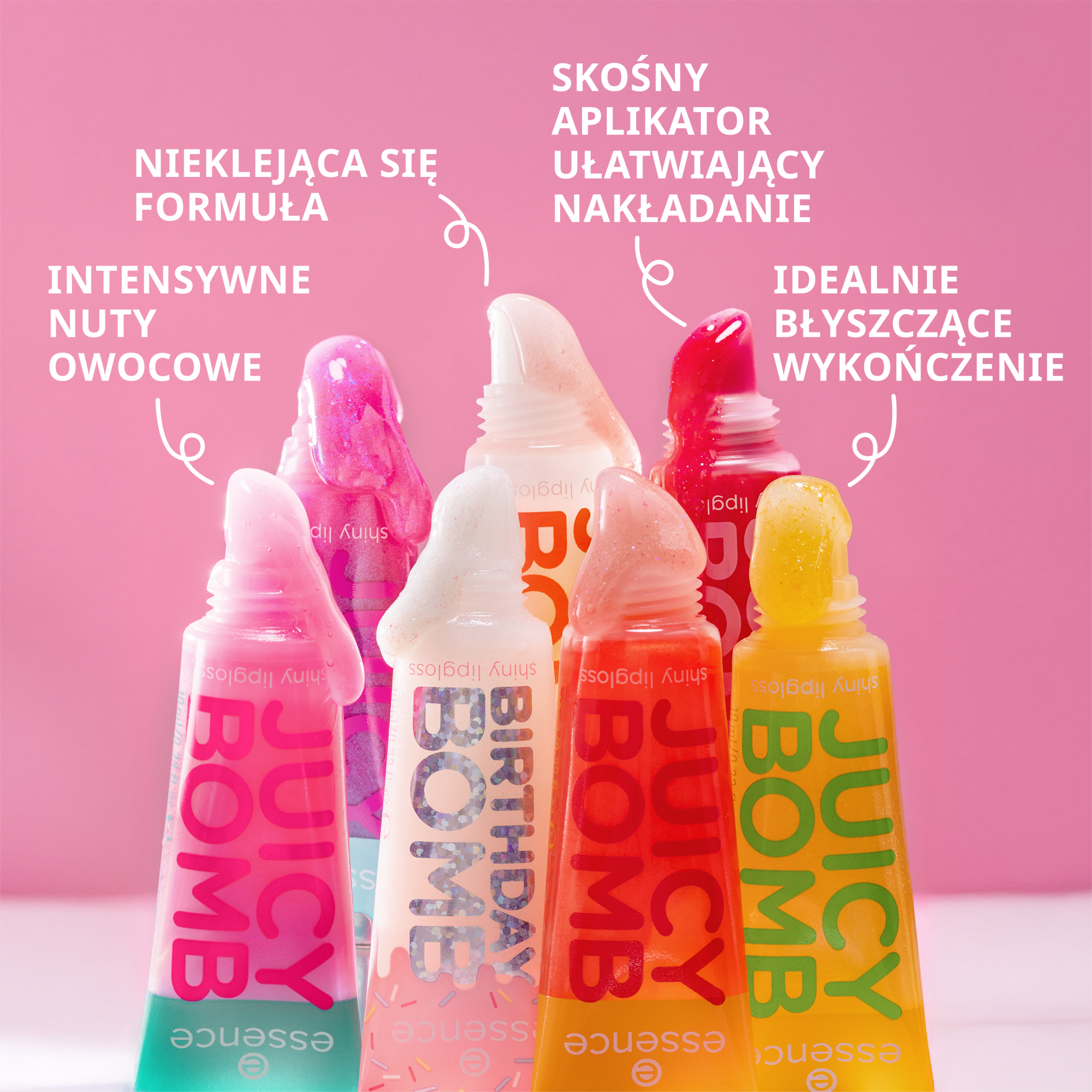 Błyszczyk do ust JUICY BOMB – Info Graphic - Product item 4 of 10