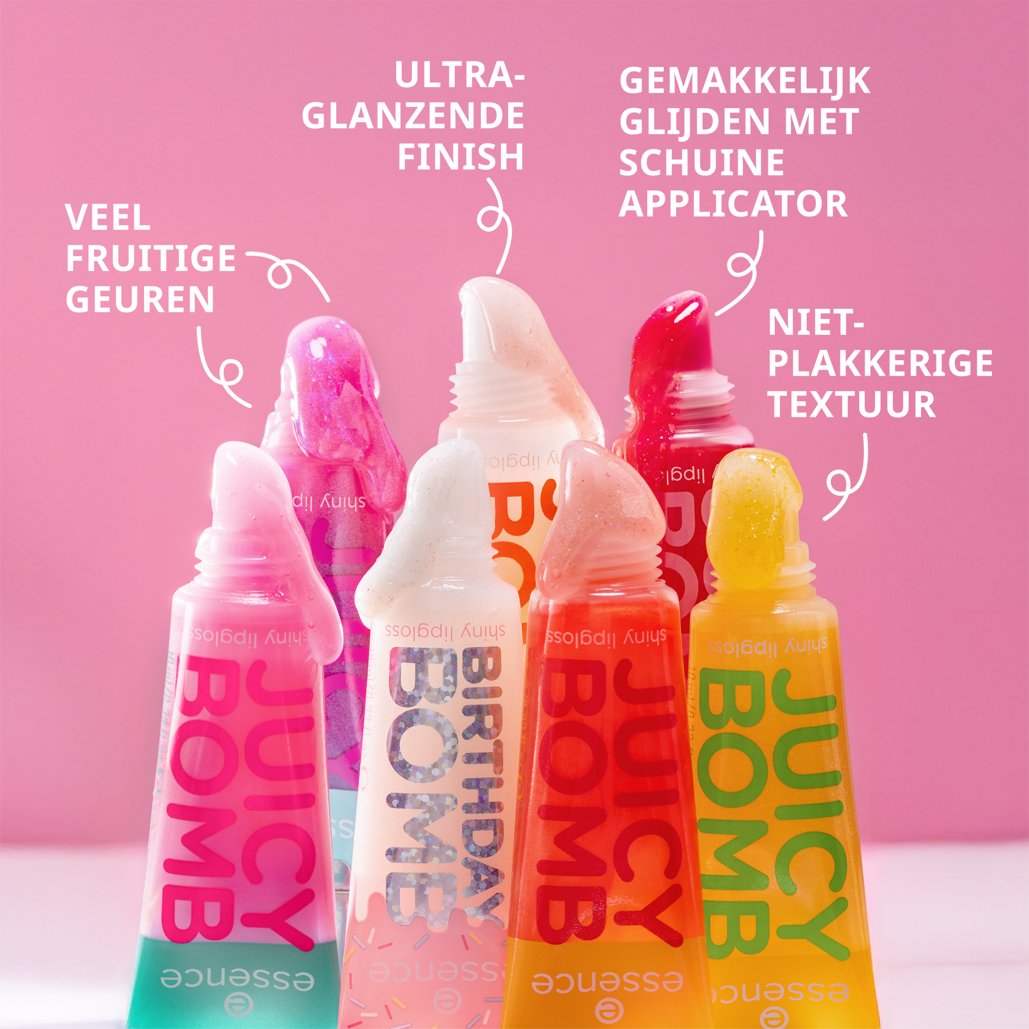 JUICY BOMB glanzende lipgloss