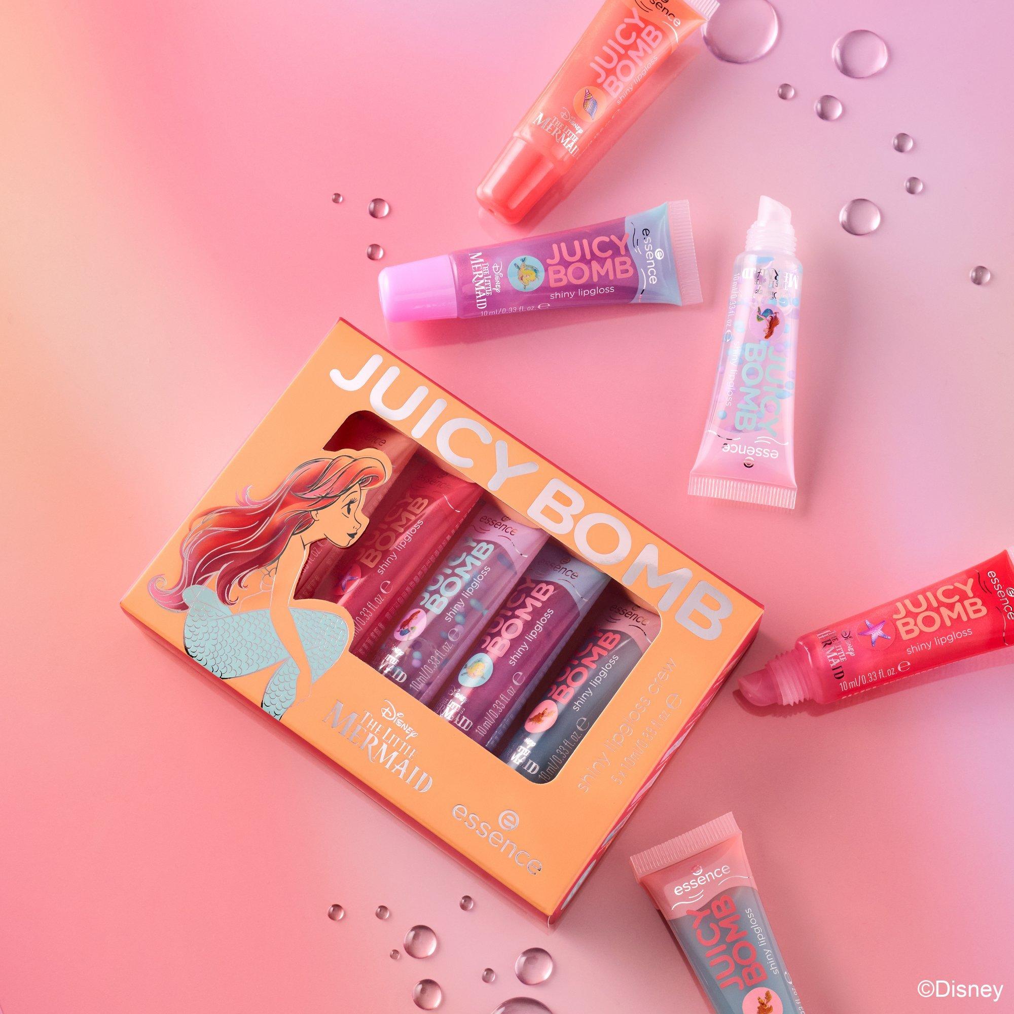 Disney THE LITTLE MERMAID JUICY BOMB shiny lipgloss crew coffret de gloss