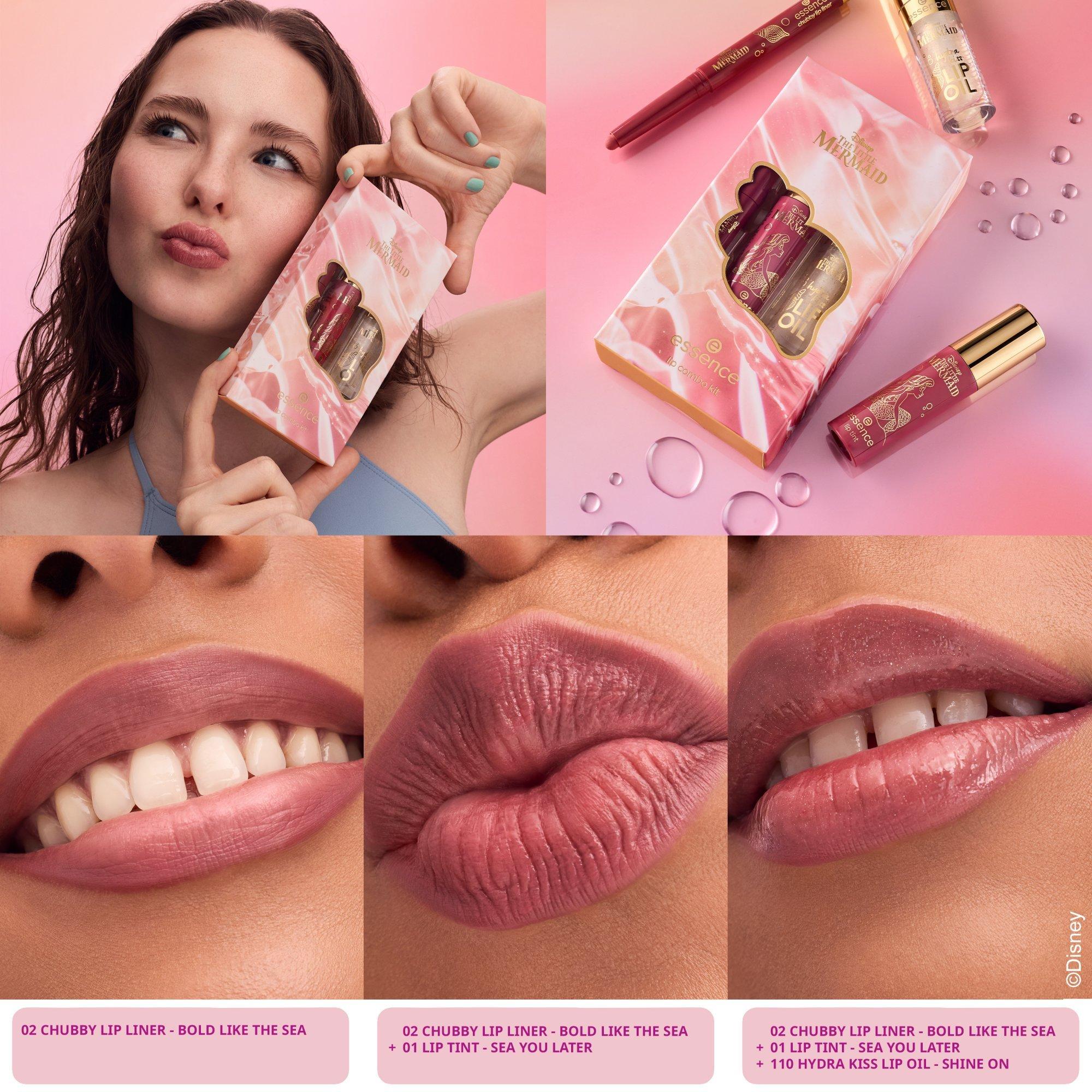 Disney THE LITTLE MERMAID lip combo kit kit pour lèvres
