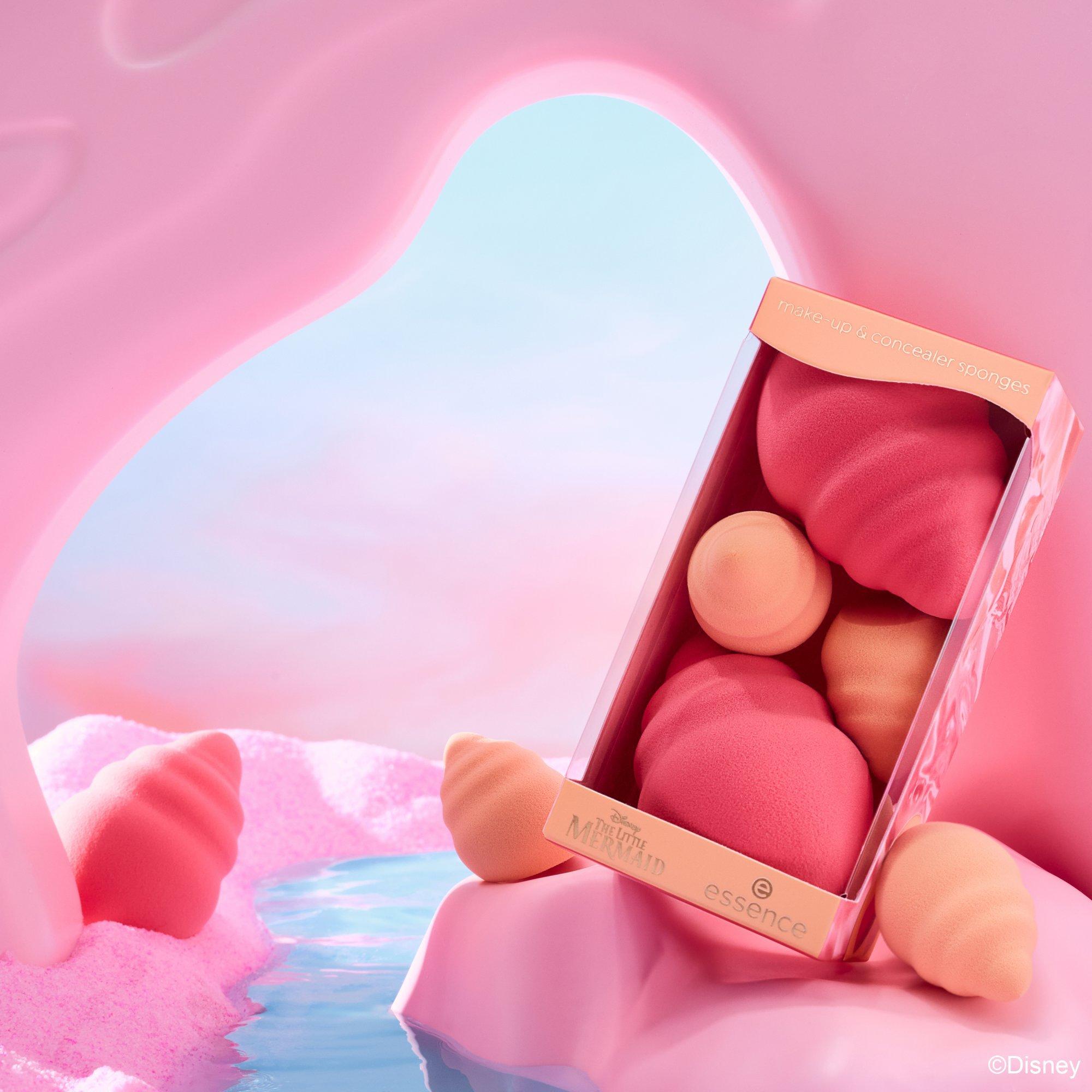 Disney THE LITTLE MERMAID make-up en concealer sponsjes