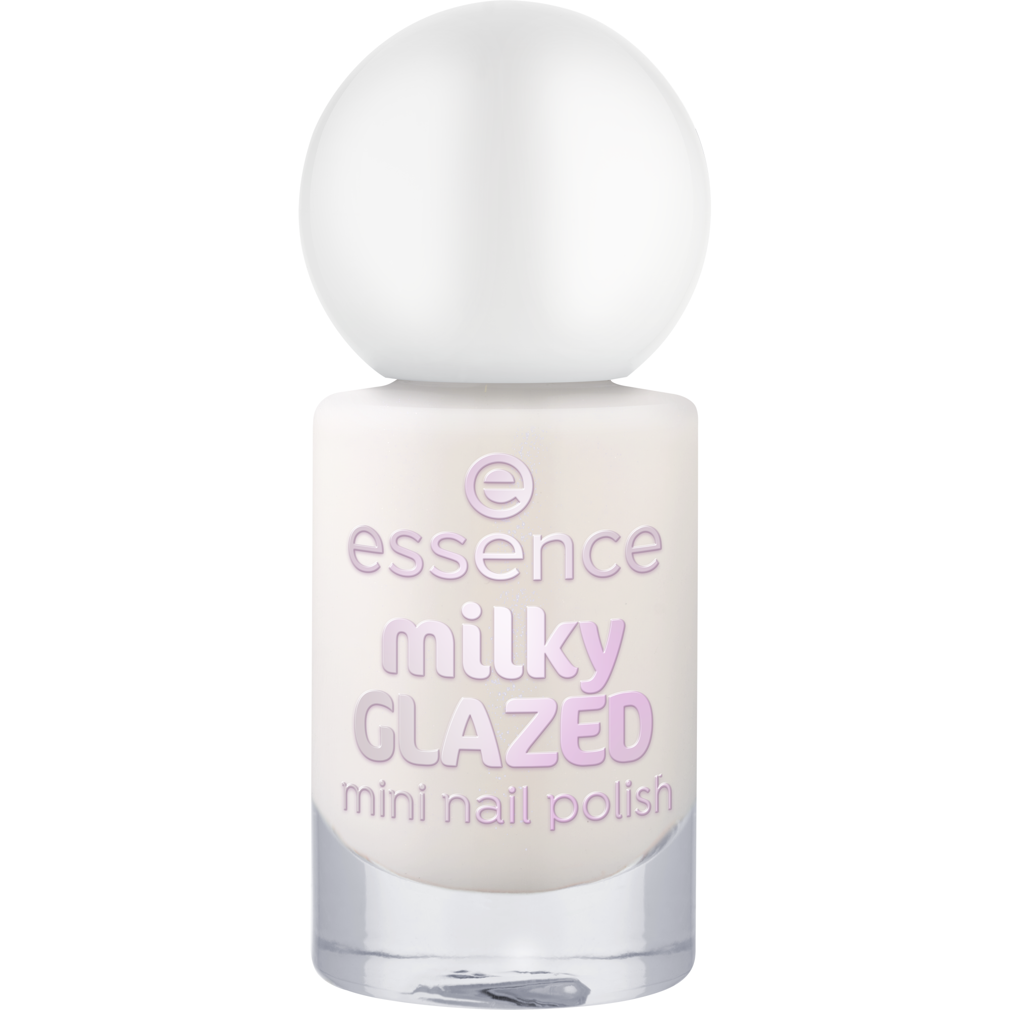 milky GLAZED mini nail polish