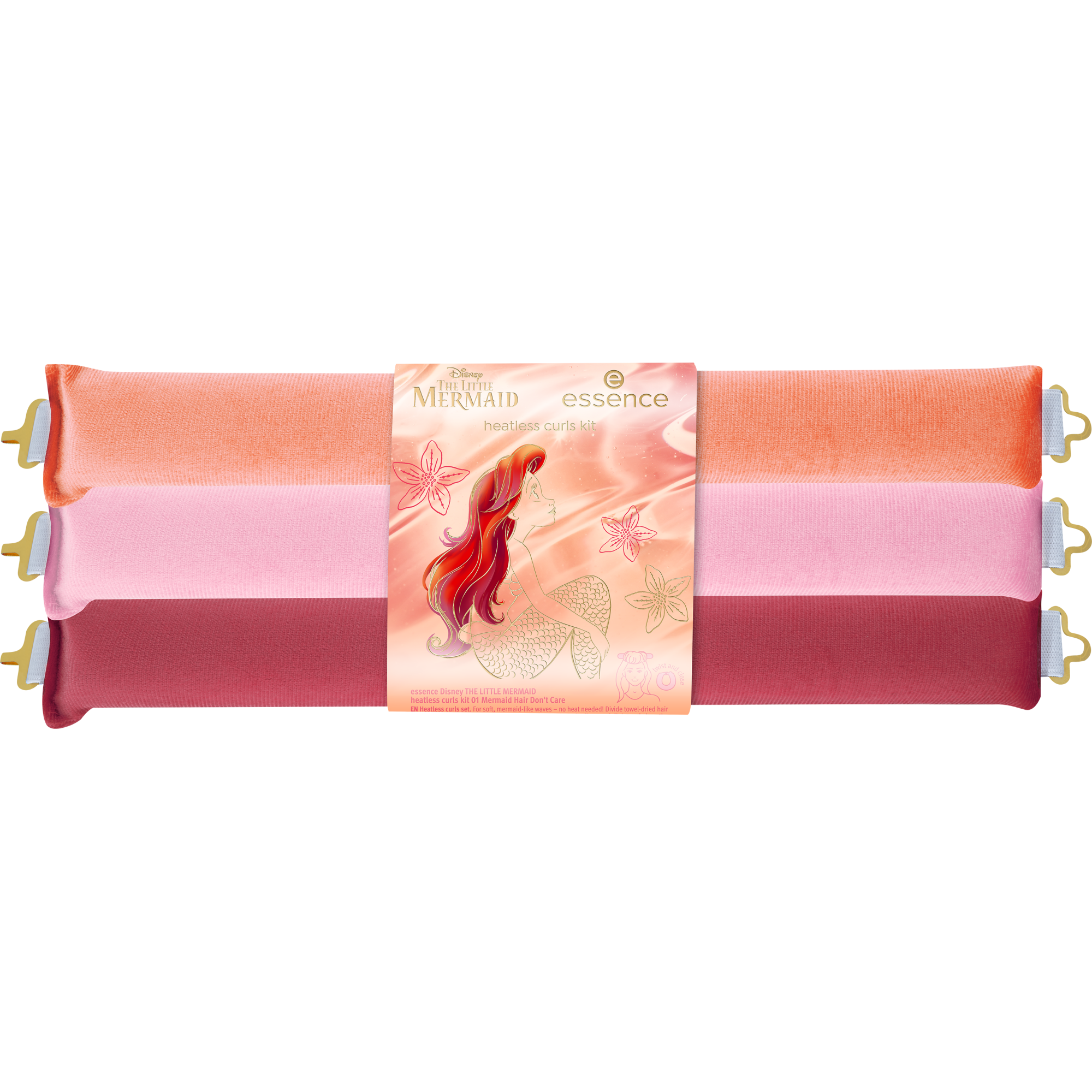 Disney THE LITTLE MERMAID heatless curls kit