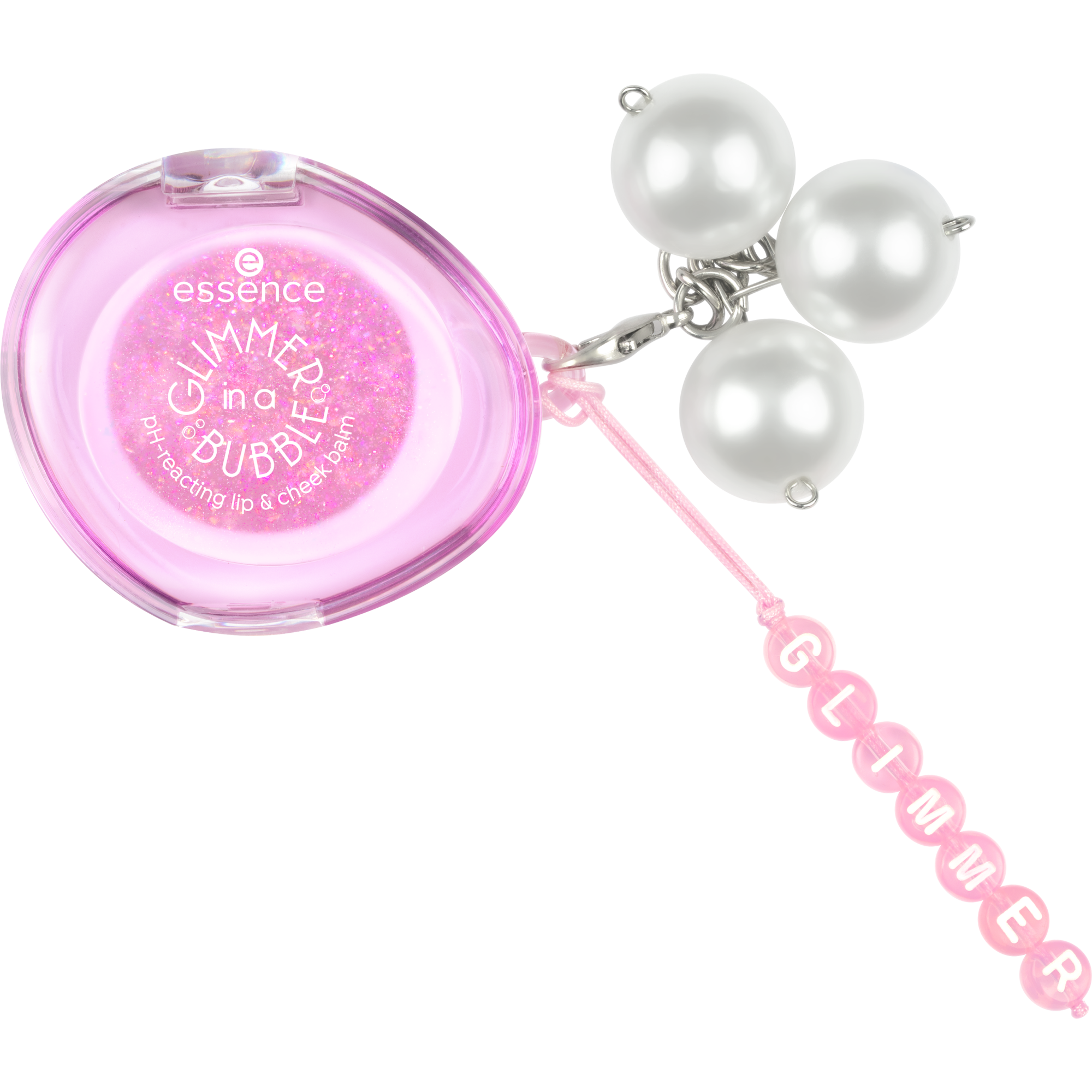 essence GLIMMER IN A BUBBLE pH-reacting lip & cheek balm