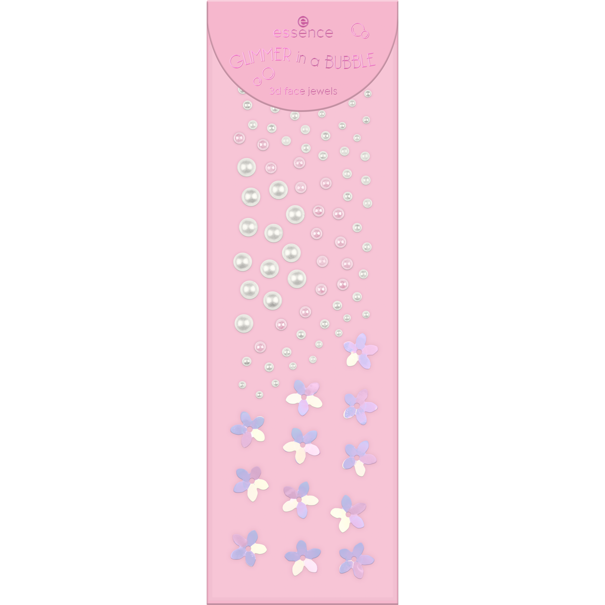 essence GLIMMER IN A BUBBLE gioielli viso 3d