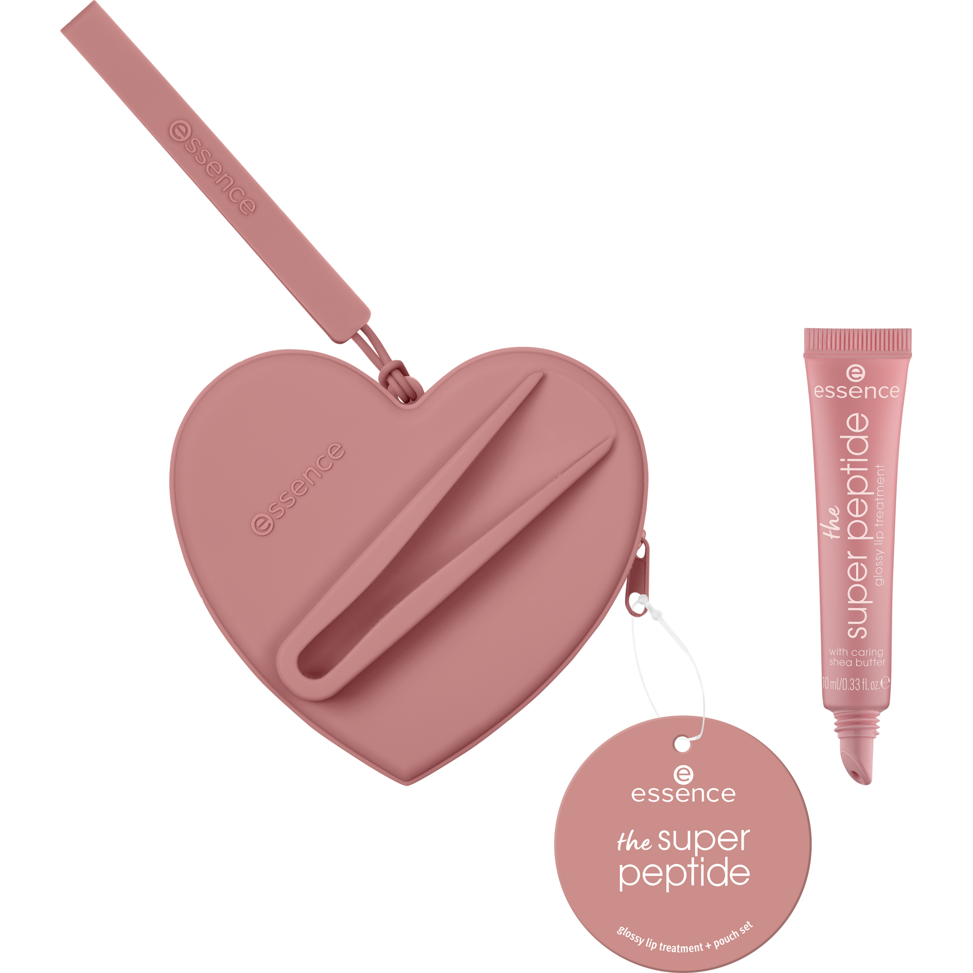 superpeptid-behandlingen för glansiga läppar + påse