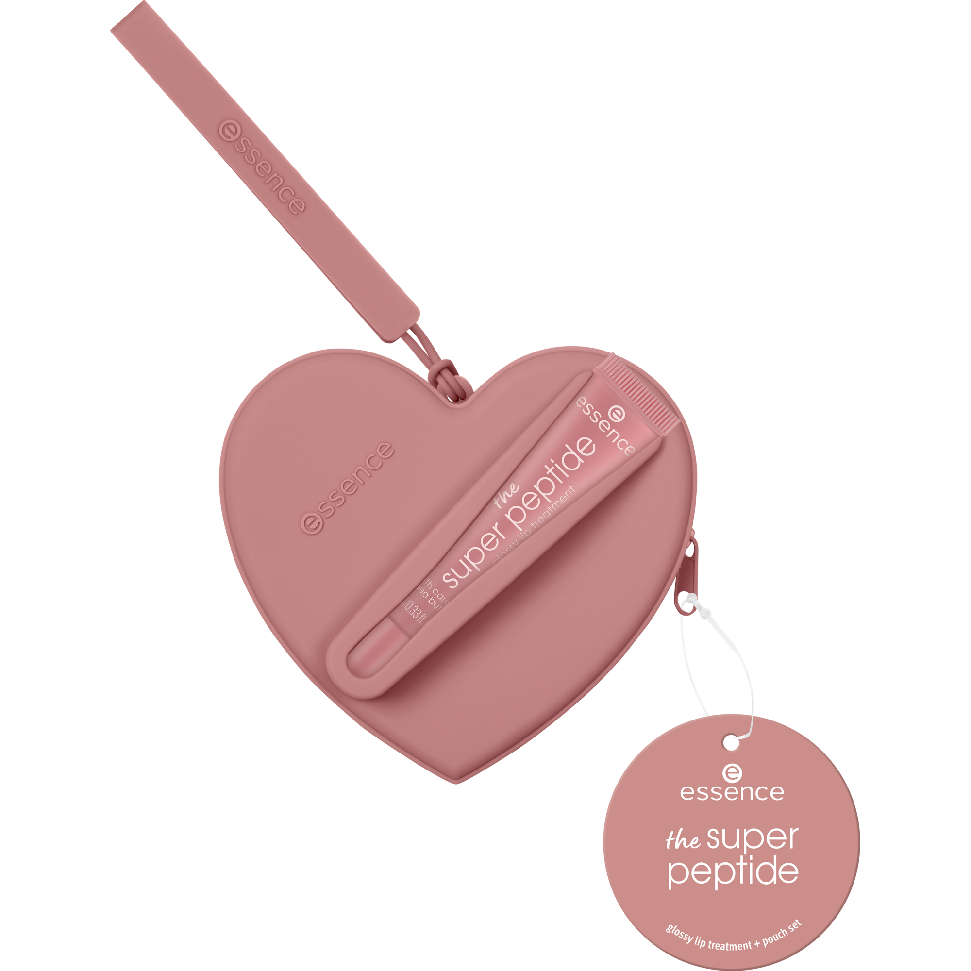 superpeptid-behandlingen för glansiga läppar + påse