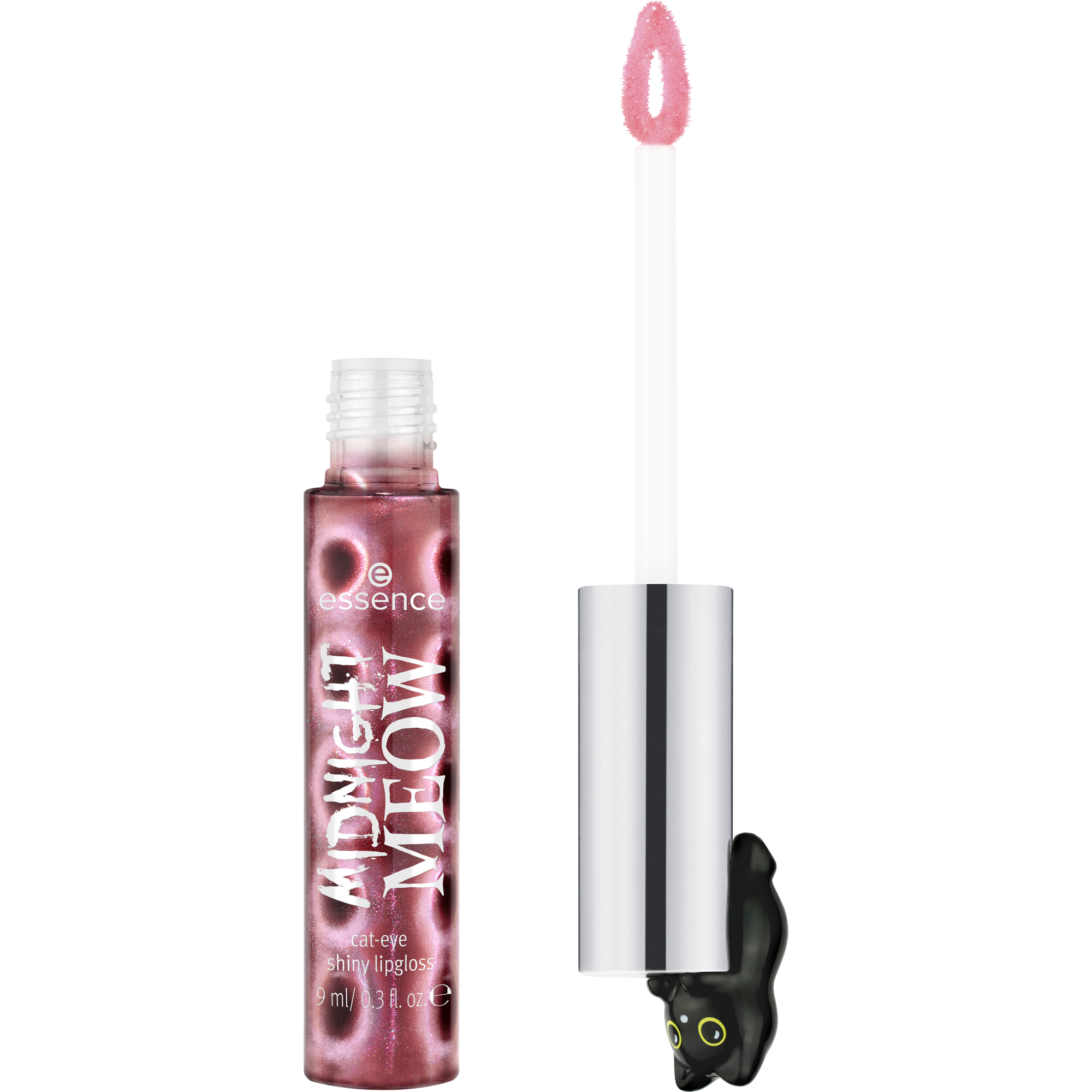 MIDNIGHT MEOW cat-eye lucidalabbra – Product Front View Full Open - Articolo 2 di 5
