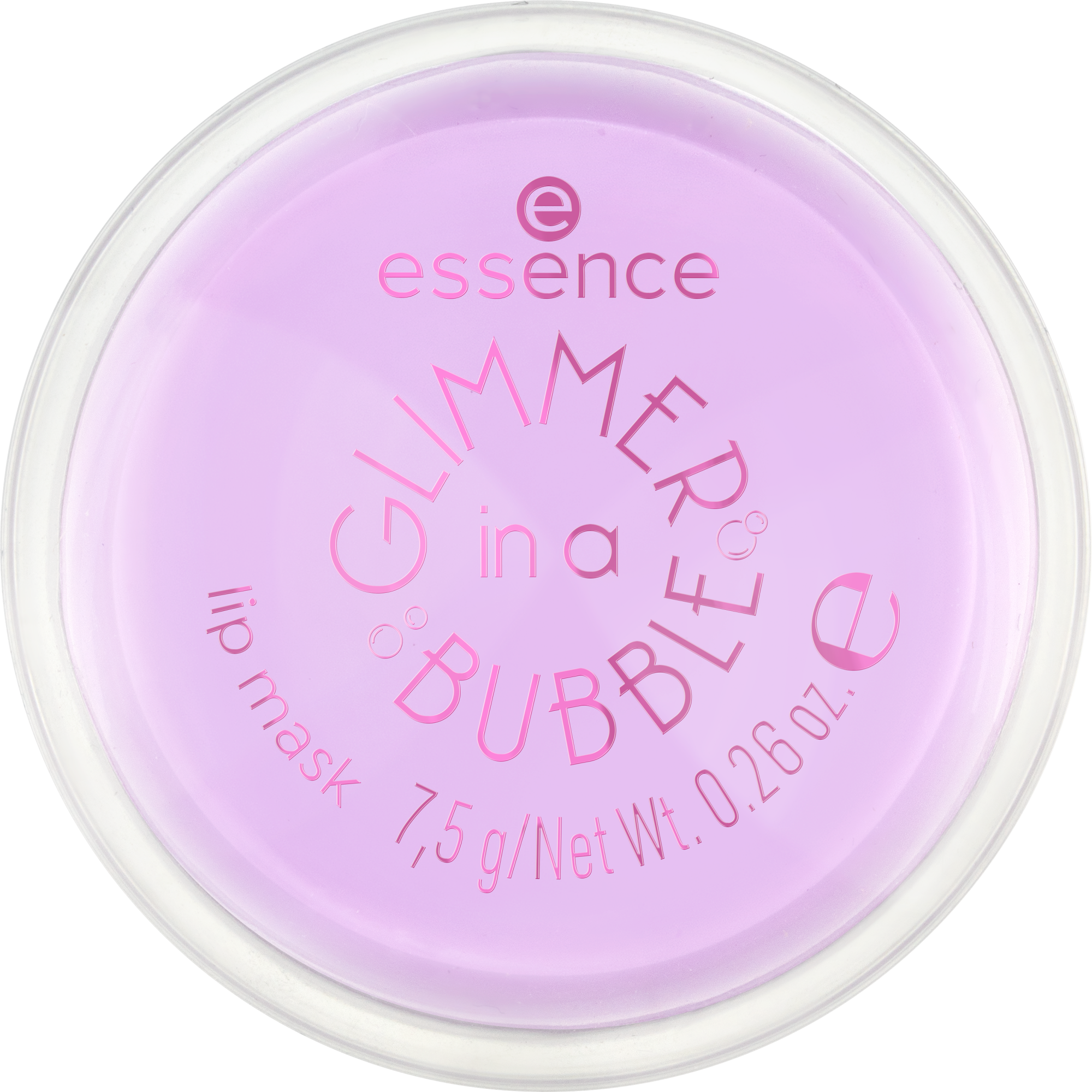 essence GLIMMER IN A BUBBLE maschera labbra